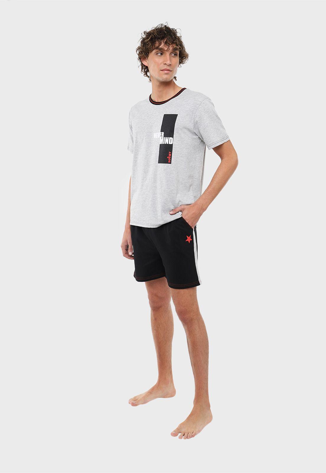 Pijama Hombre 2 Piezas Corto Soviet SVPH226GR-0
