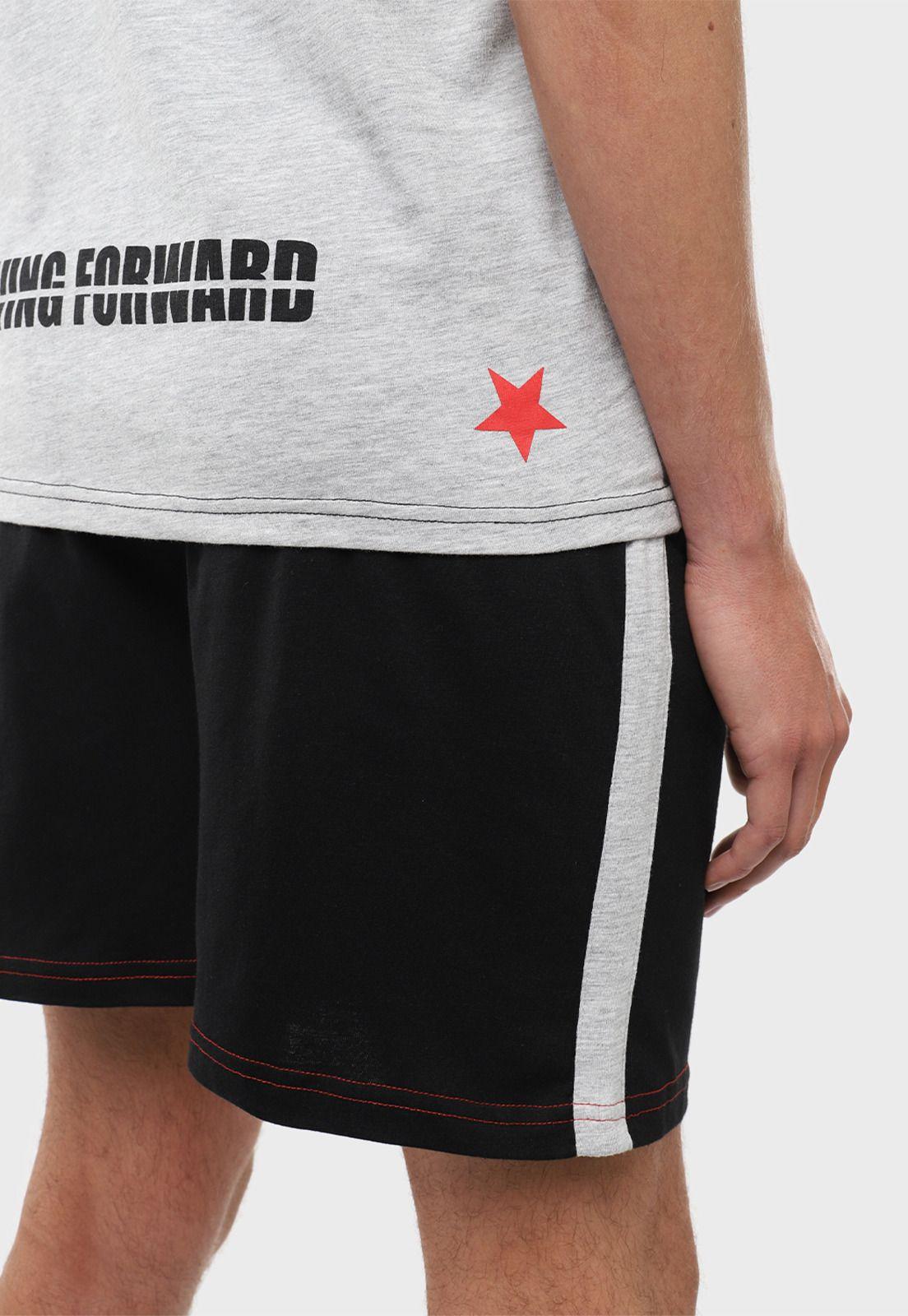 Pijama Hombre 2 Piezas Corto Soviet SVPH226GR-4