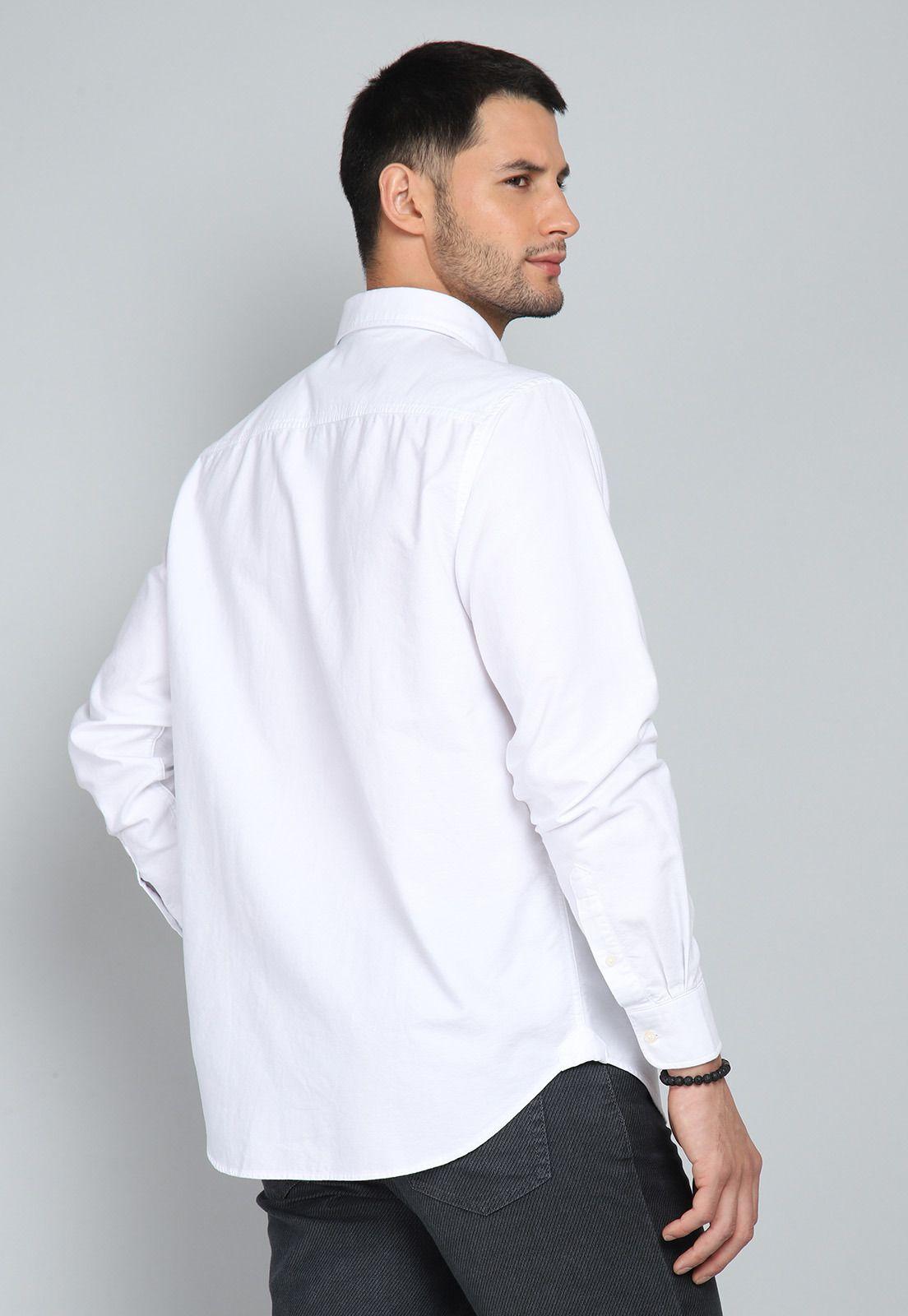 Camisa Oxford Manga Larga Arrow-1