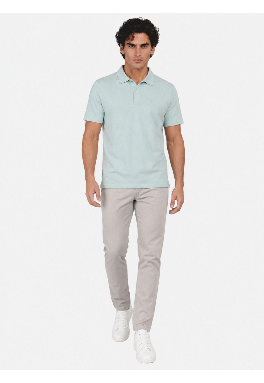 Polera Algodón Lisa Regular Fit Verde Claro Arrow PO34040AQ-3