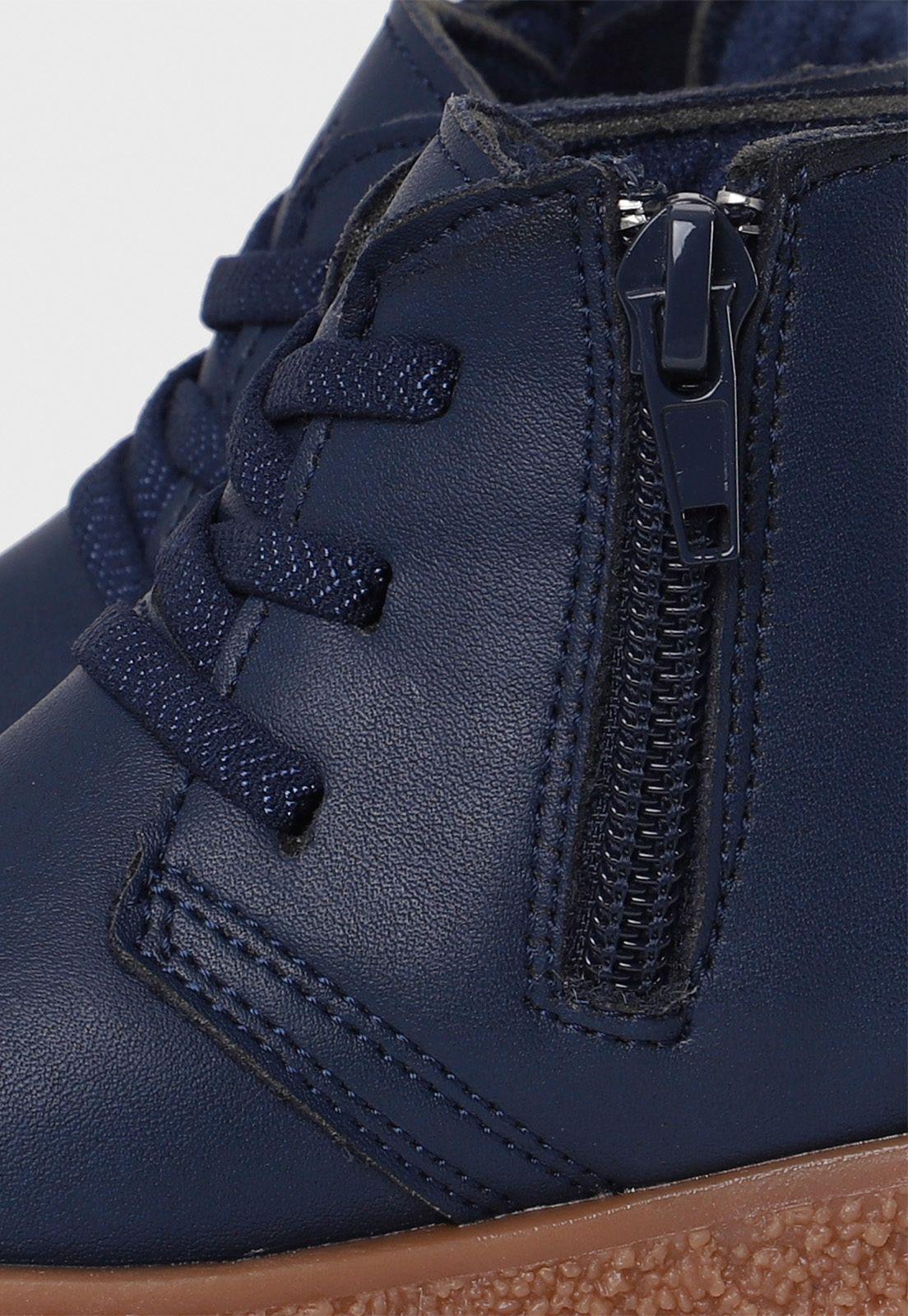 Botín De Cuero Niño Osito-3