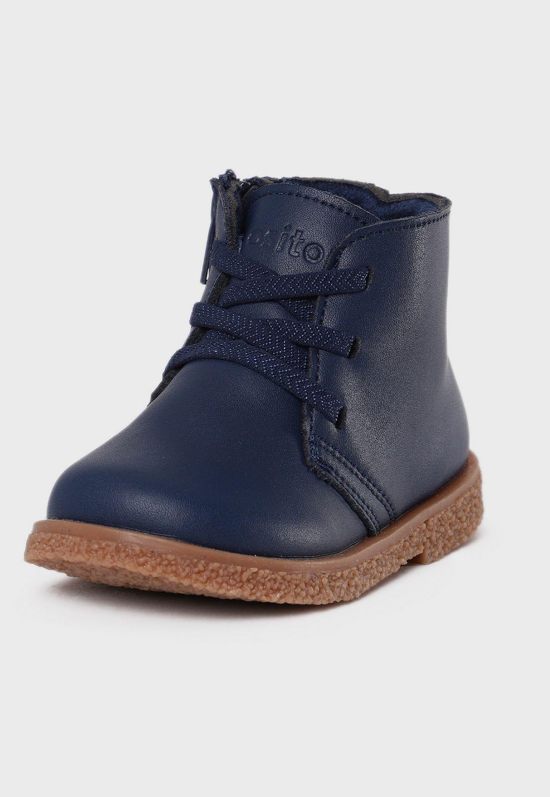 Botín De Cuero Niño Osito-1