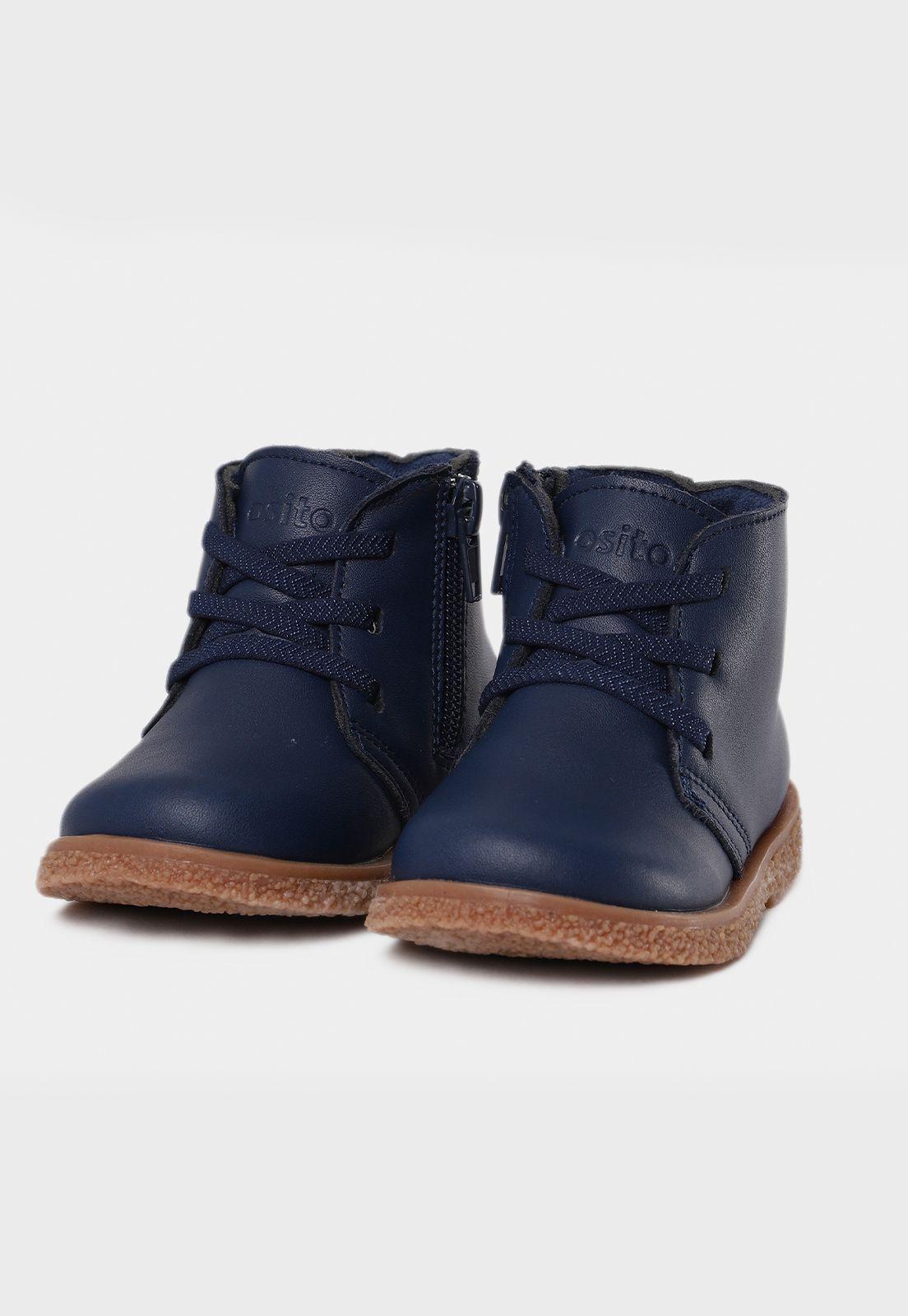 Botín De Cuero Niño Osito-2