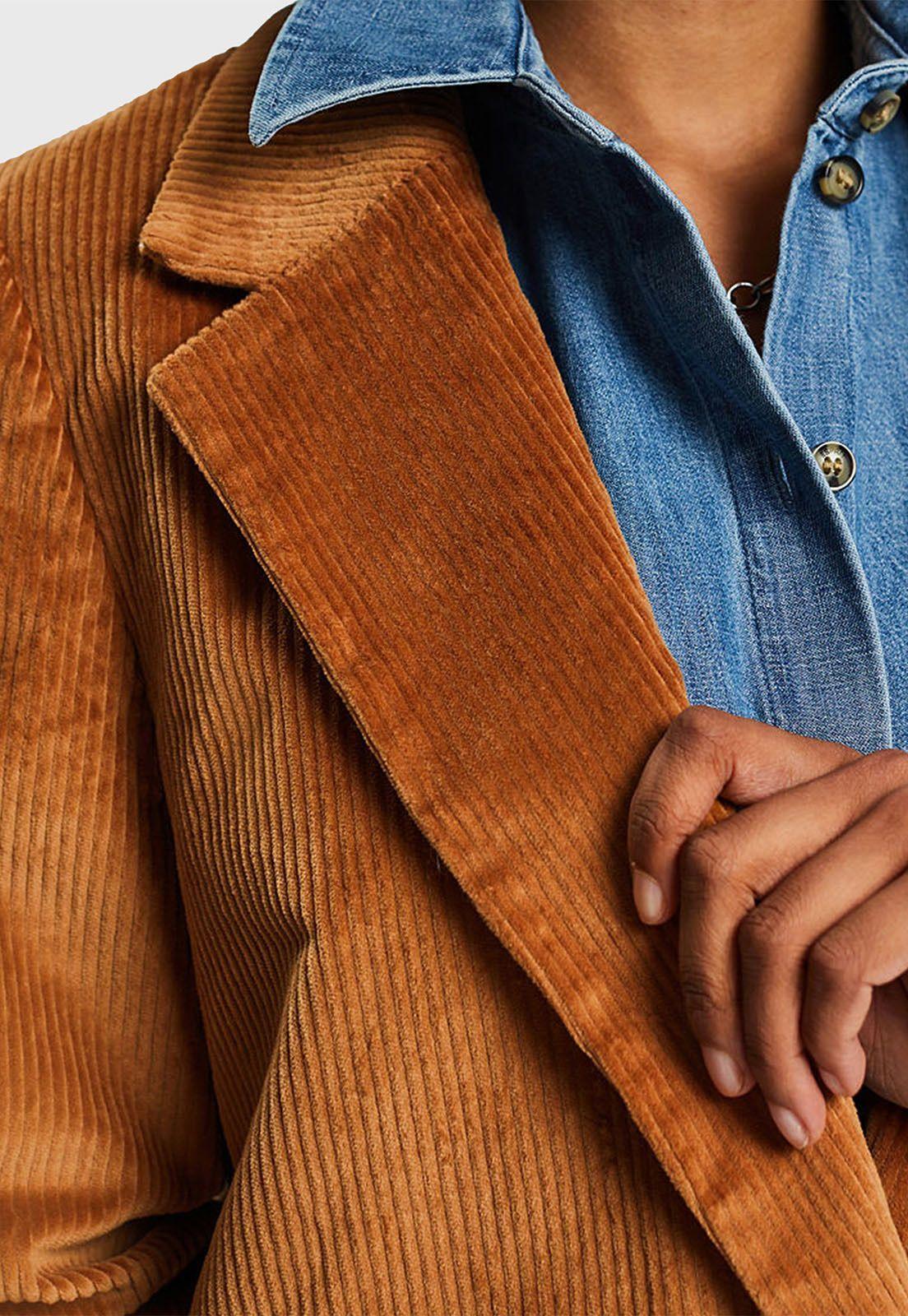 Blazer Oversize De Pana Mujer Esprit-2