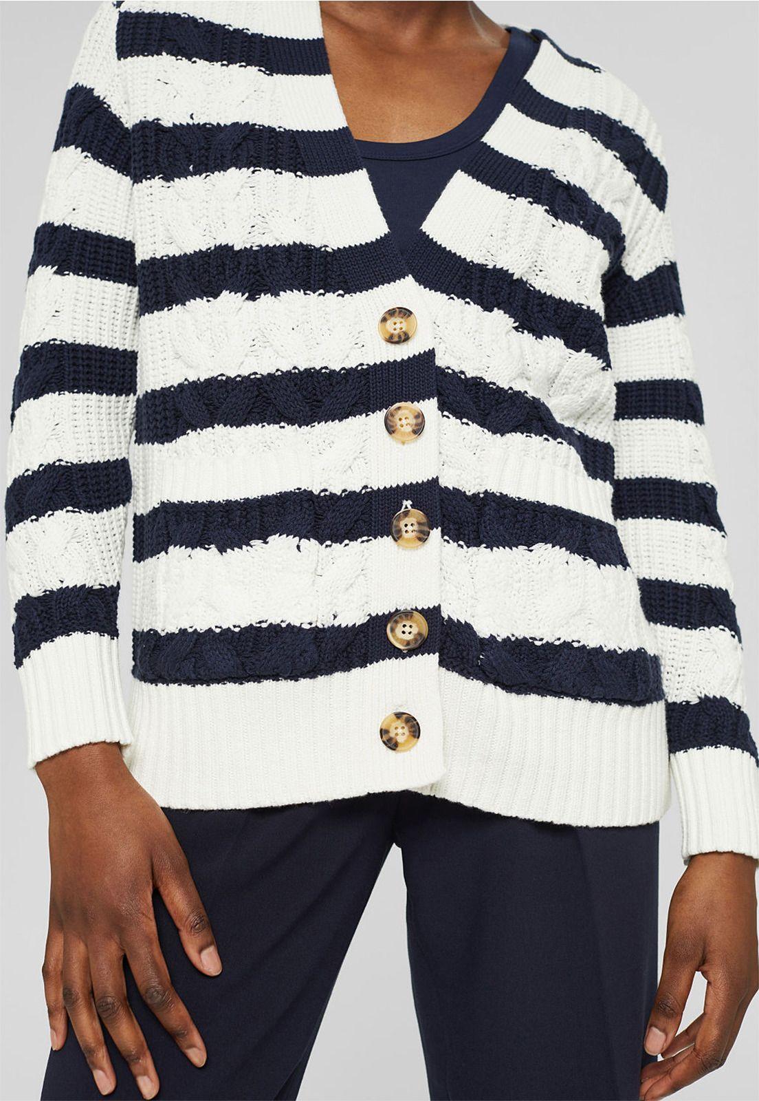 Cardigan Mujer A Rayas Esprit Multicolor-2