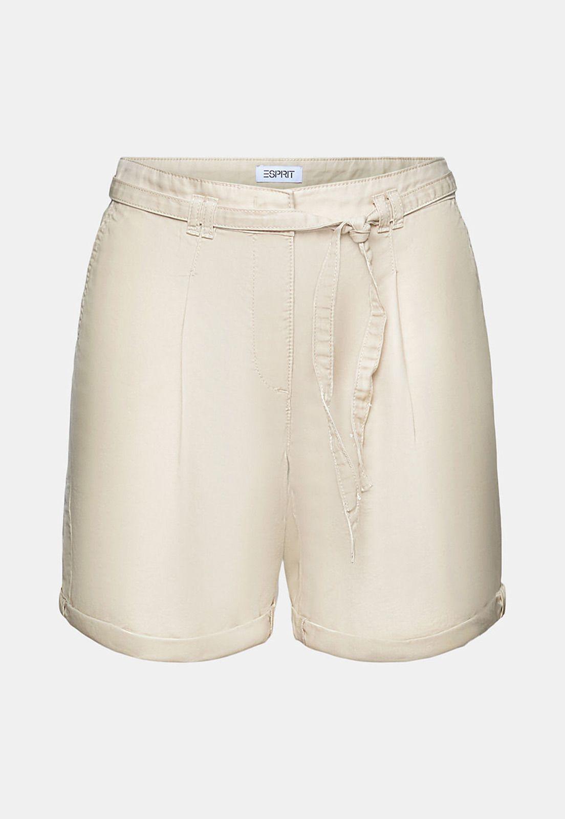 Short De Sarga Con Cinturón Mujer Esprit 044EE1C325-4