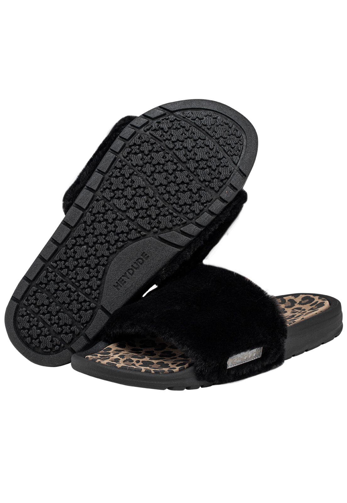 Sandalia Peggy Black Cheetah HeyDude-3