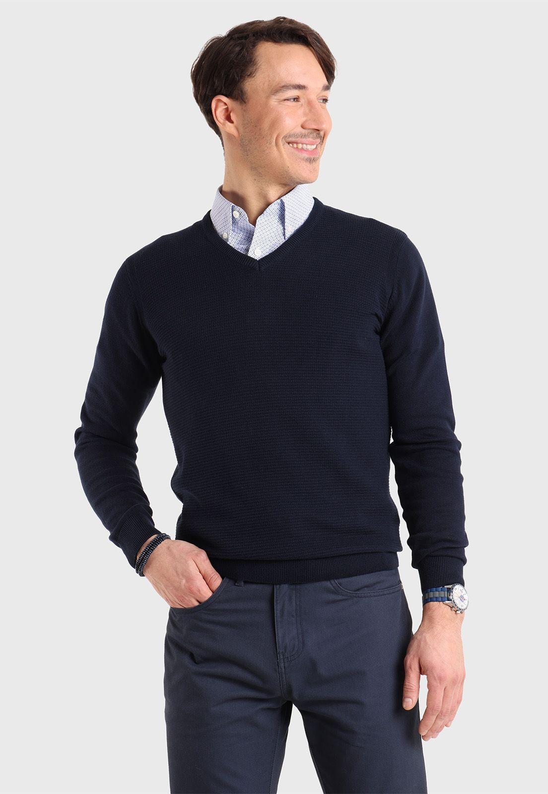 Sweater Cuello V Guy Laroche-0