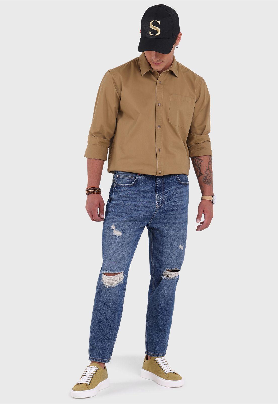 Jeans Relaxed Fit Hombre Soviet SJEH700DE-4