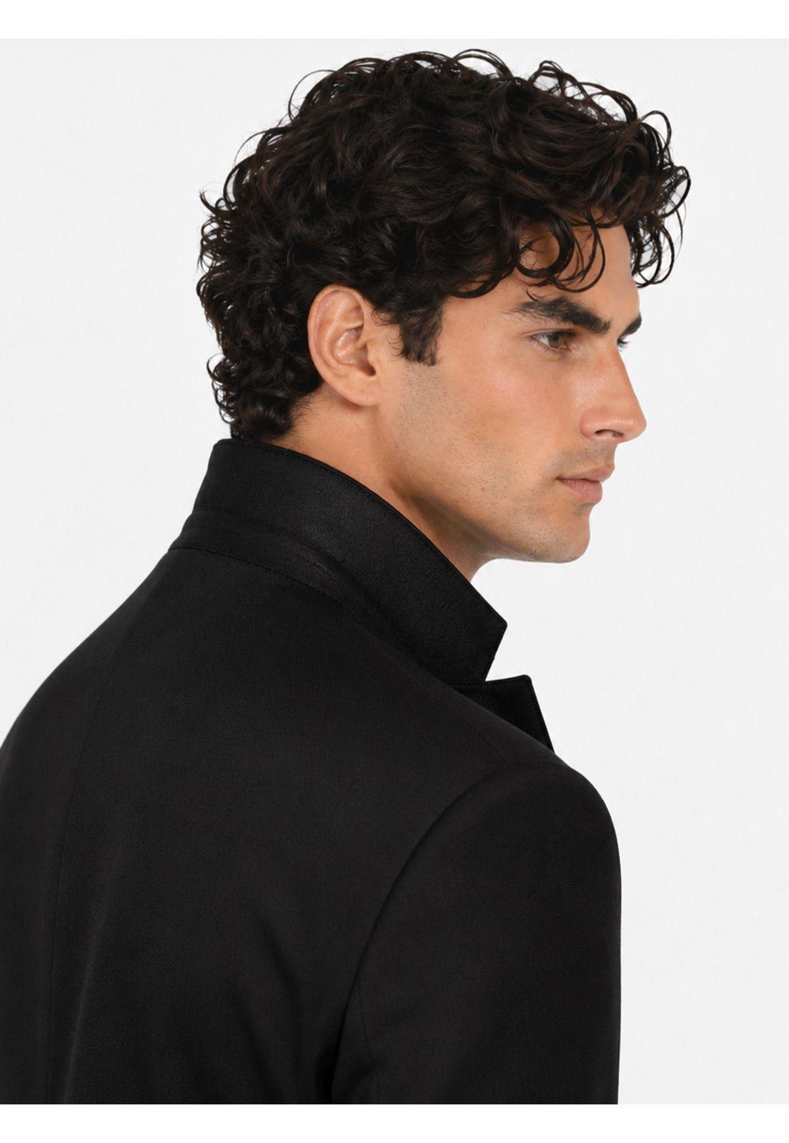 Traje Ceremonia Liso Spandex Slim Fit Negro Arrow AM32040NE-5