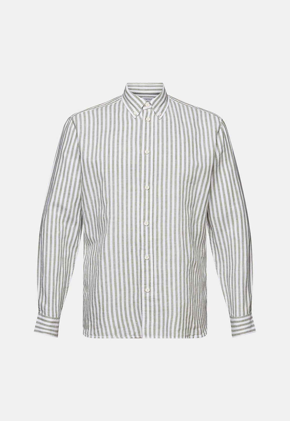 Camisa De Popelina De Algodón Hombre Esprit 034EE2F303-4
