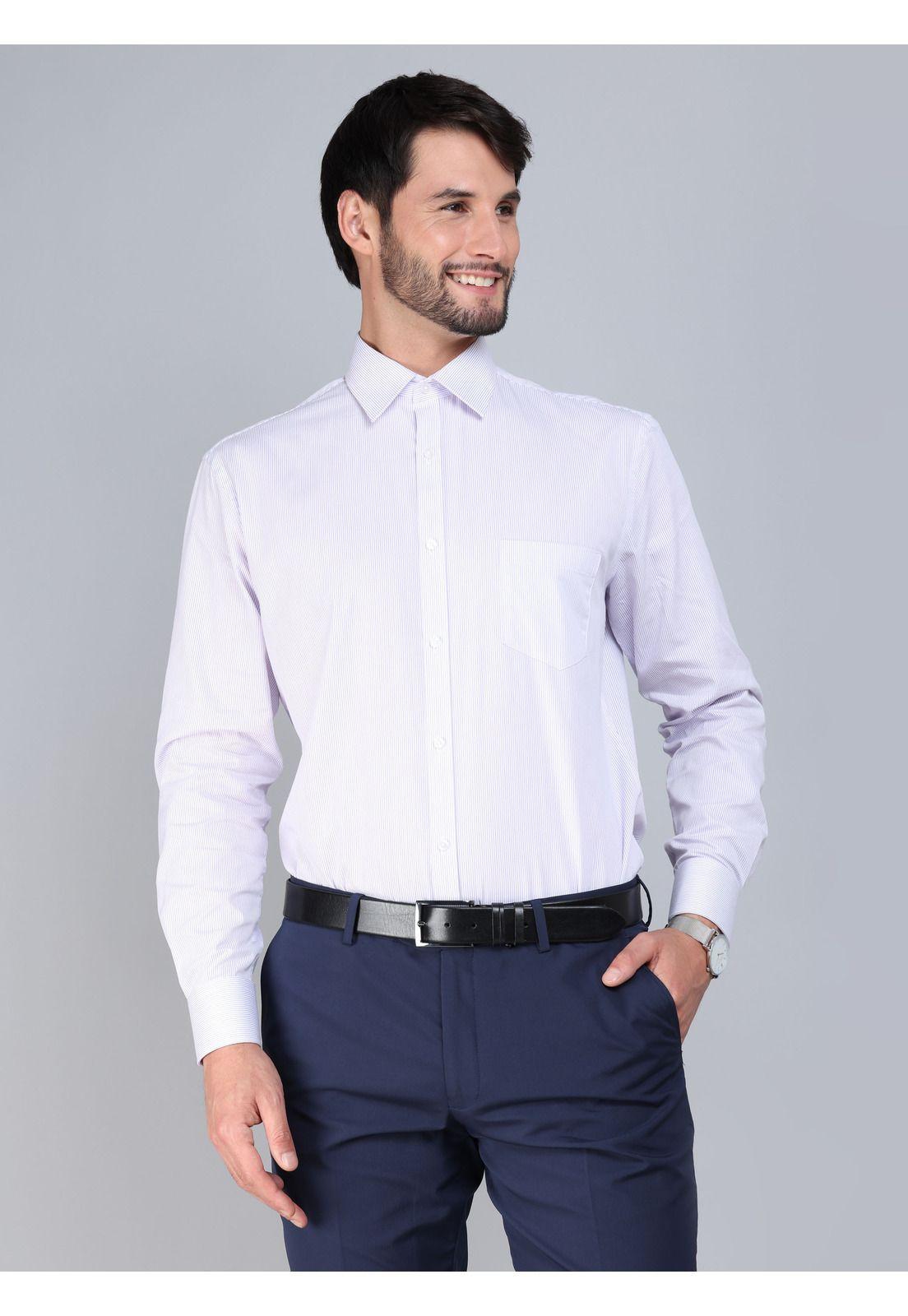 Camisa Formal A Rayas Tailored Fit Lila Arrow ARM0525LI-0
