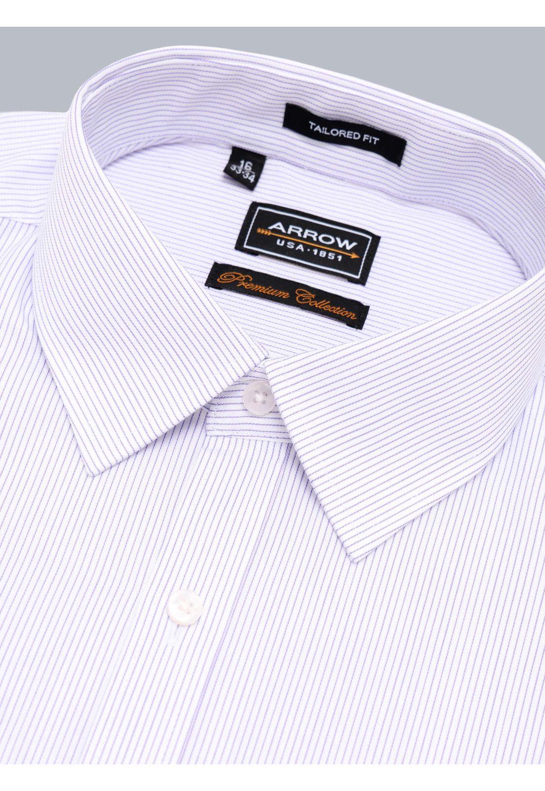 Camisa Formal A Rayas Tailored Fit Lila Arrow ARM0525LI-1