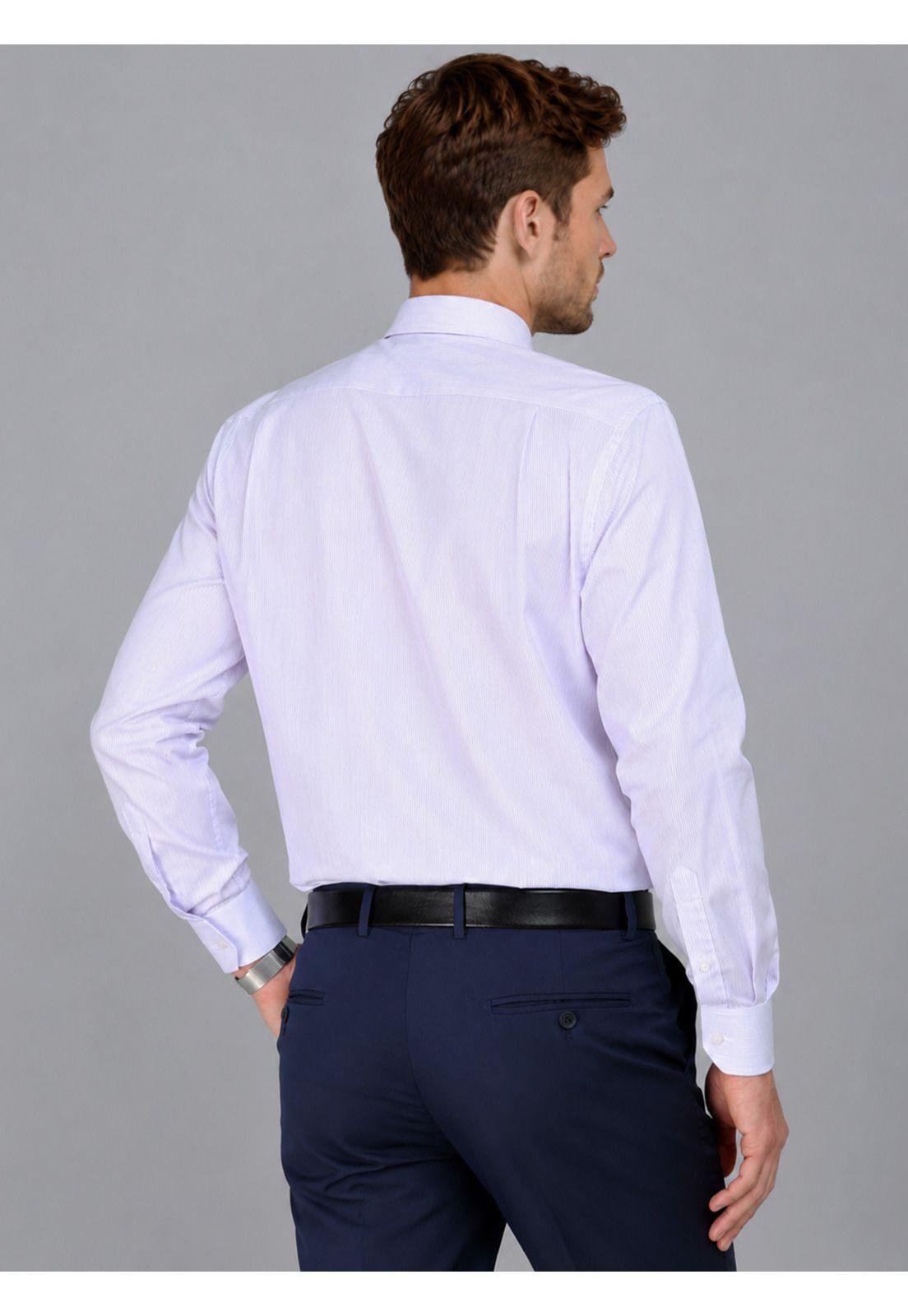 Camisa Formal A Rayas Tailored Fit Lila Arrow ARM0525LI-2
