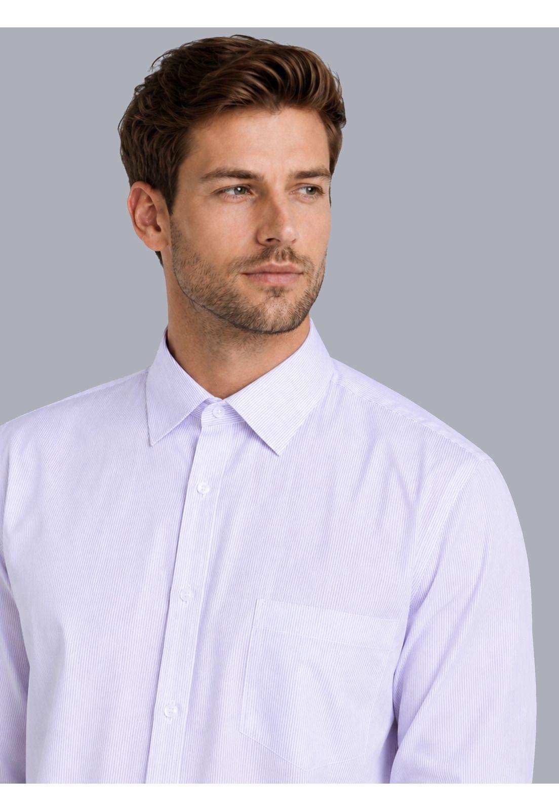 Camisa Formal A Rayas Tailored Fit Lila Arrow ARM0525LI-3