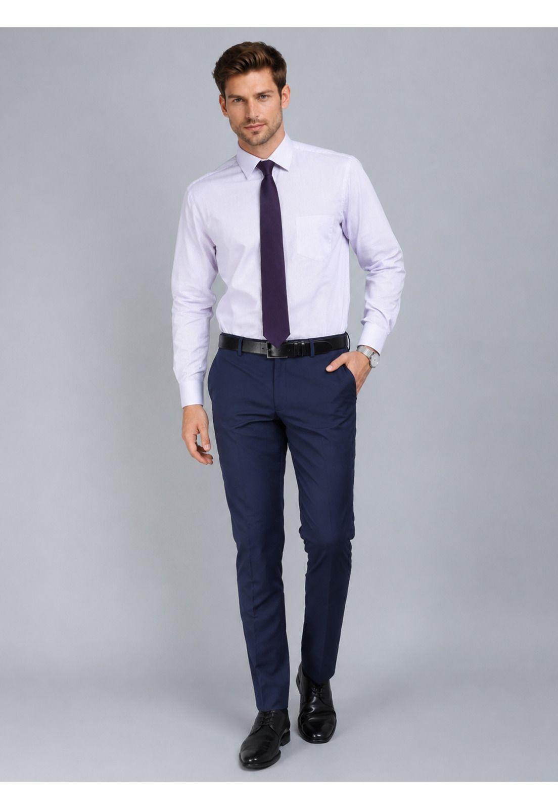 Camisa Formal A Rayas Tailored Fit Lila Arrow ARM0525LI-4