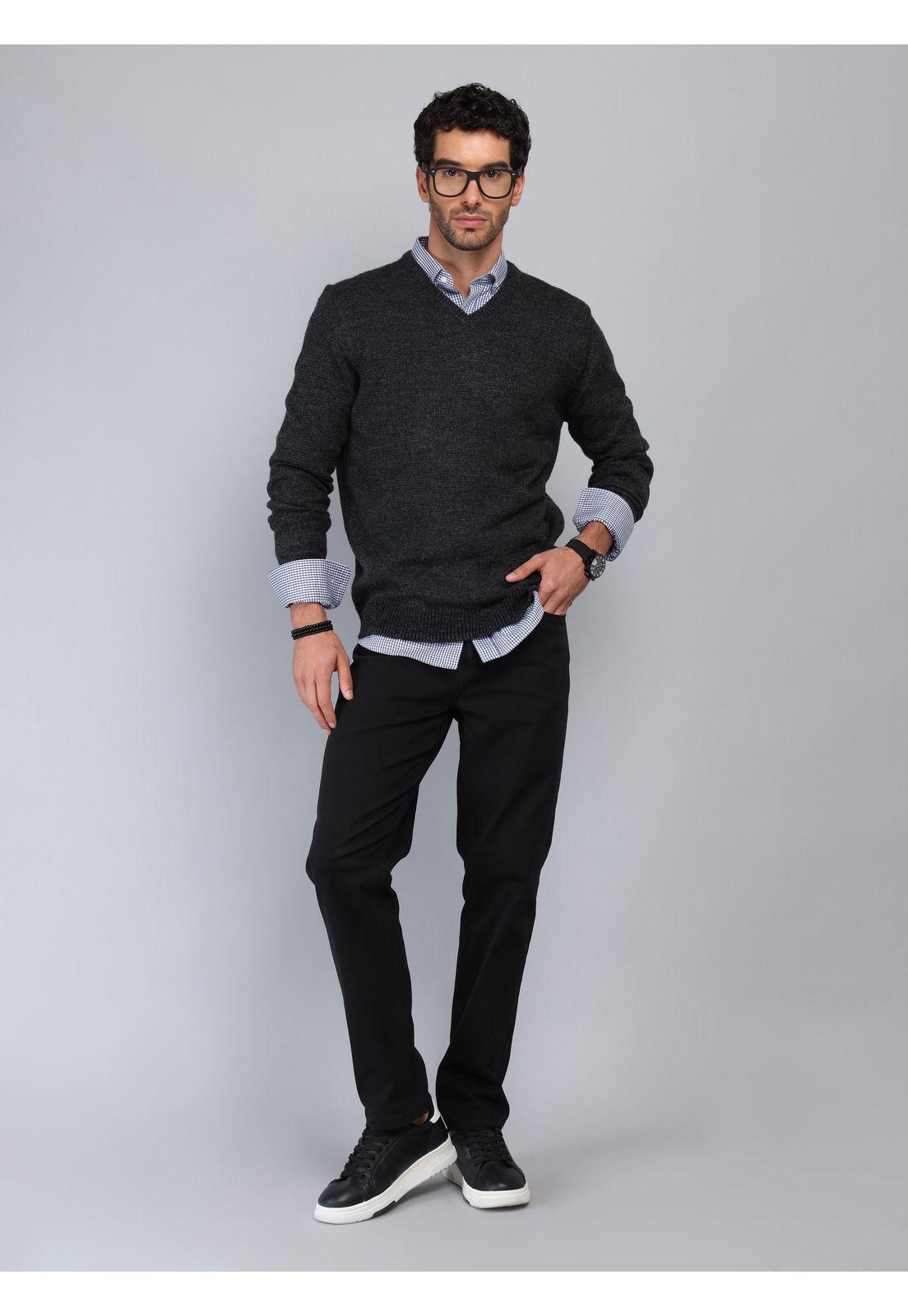 Sweater Cuello V Piero Butti PBCII50GO-3