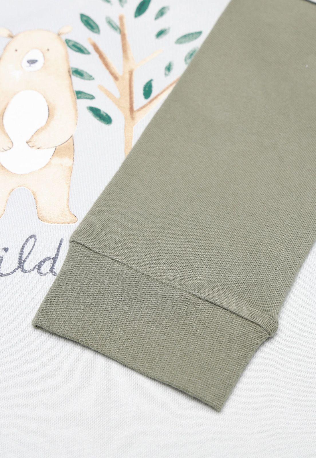 Polera Estampada Niño Osito-3