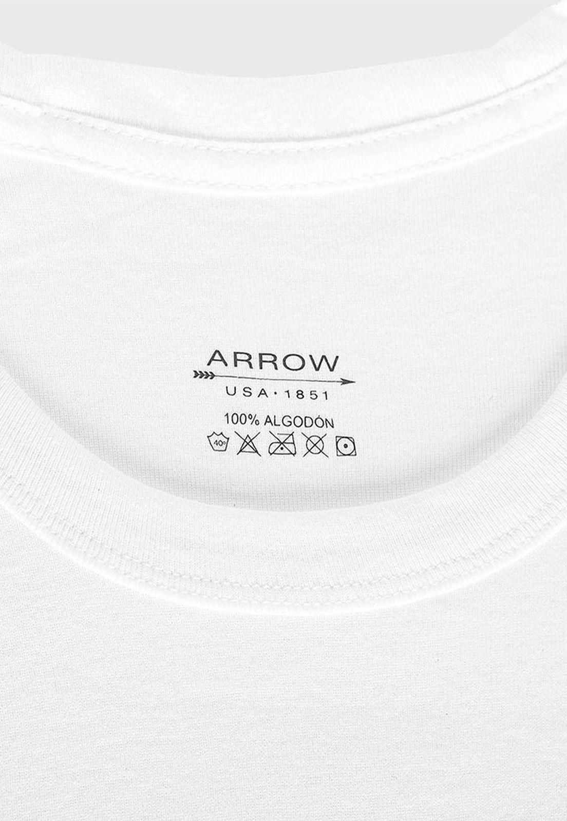 Camisetas Bipack Blanco Arrow-1