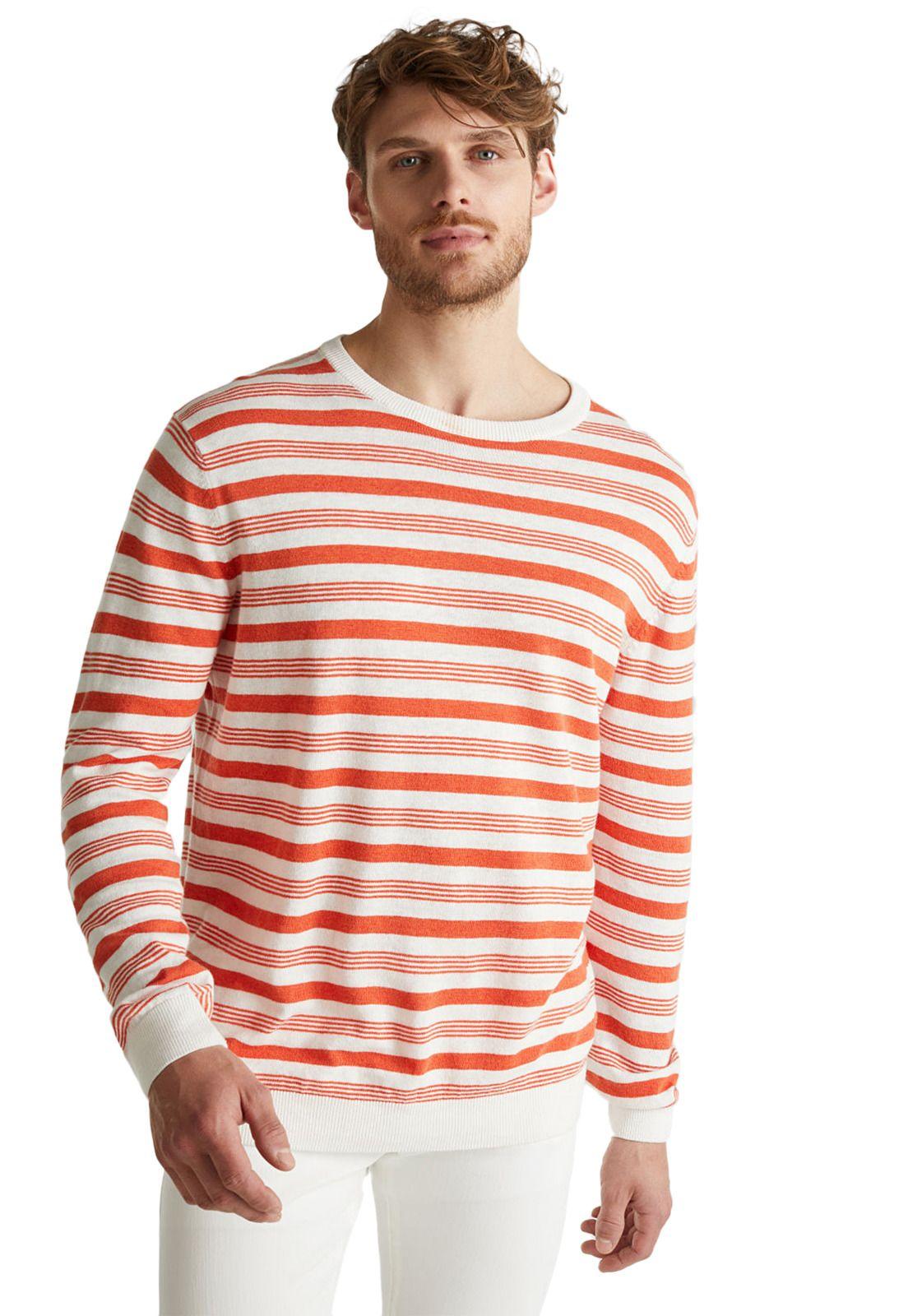 Sweater regular rayas-4