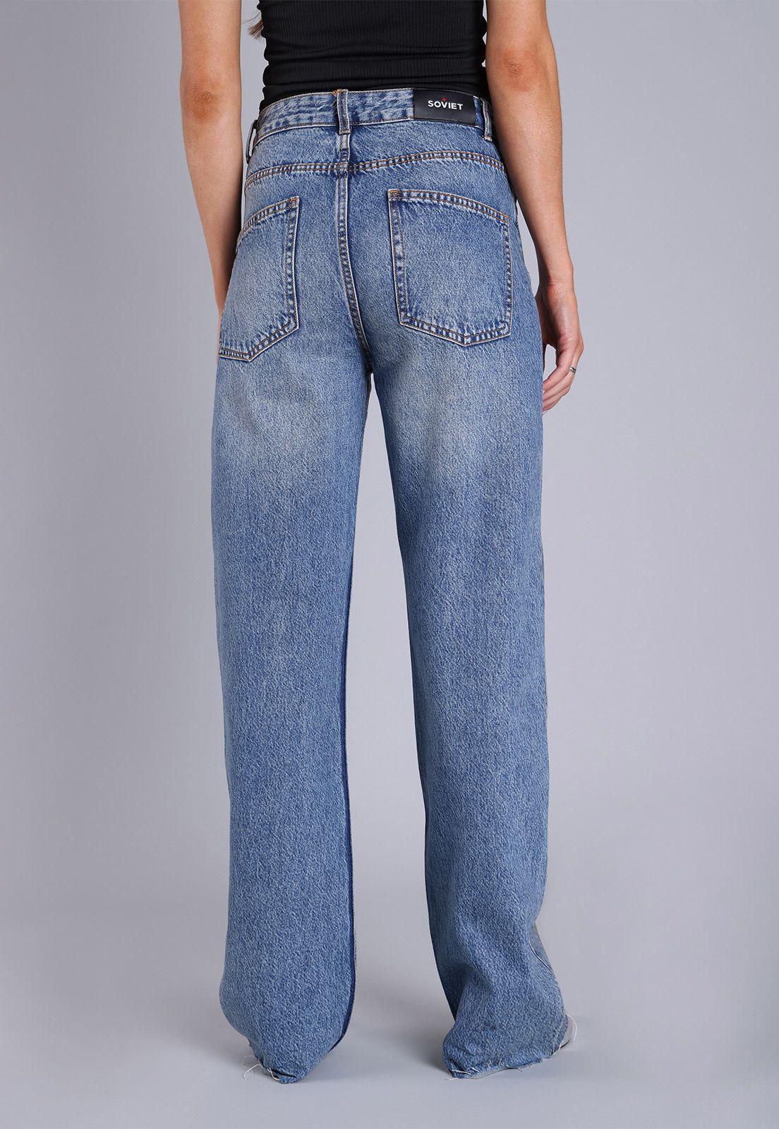 Jeans Straight Folia Mujer Soviet SJEM706DE-1