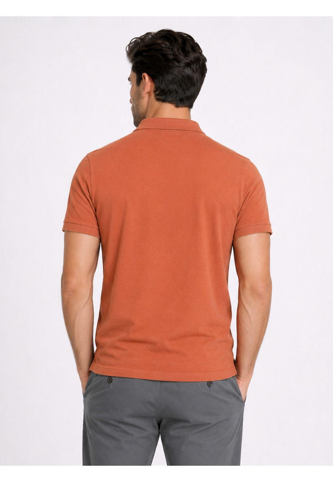 Polera Pique Regular Fit Terracota Piero Butti PBDVK50TE-1