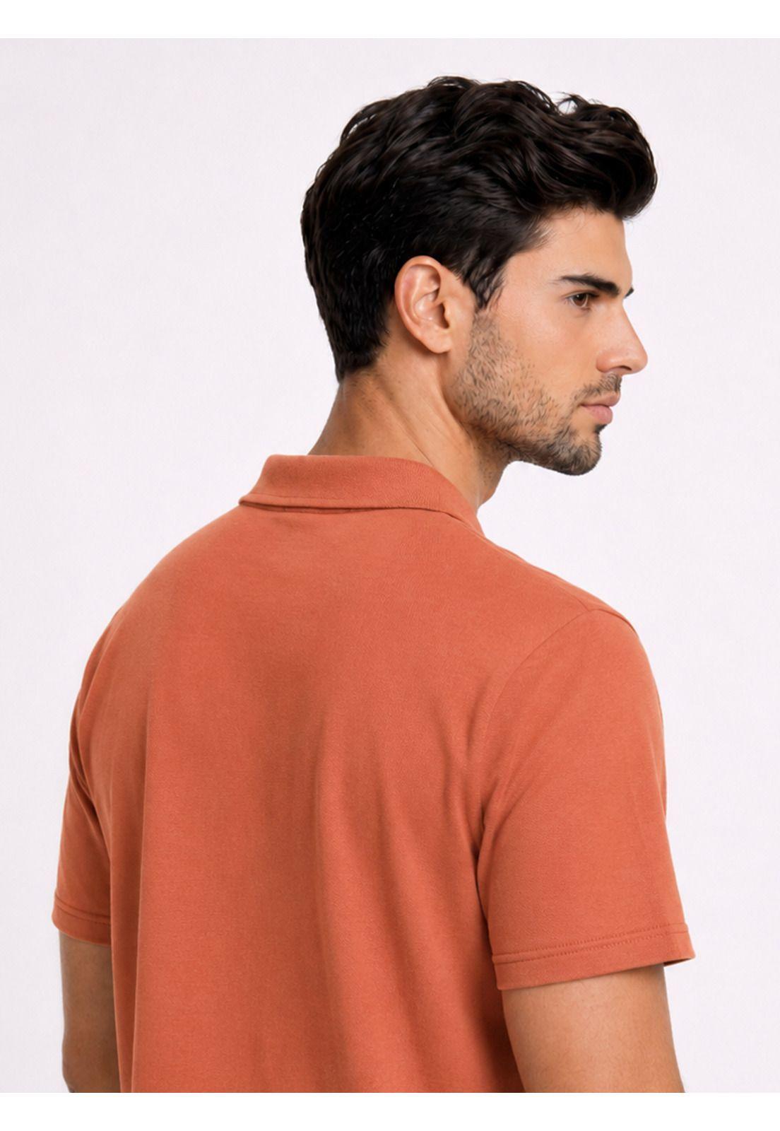 Polera Pique Regular Fit Terracota Piero Butti PBDVK50TE-2