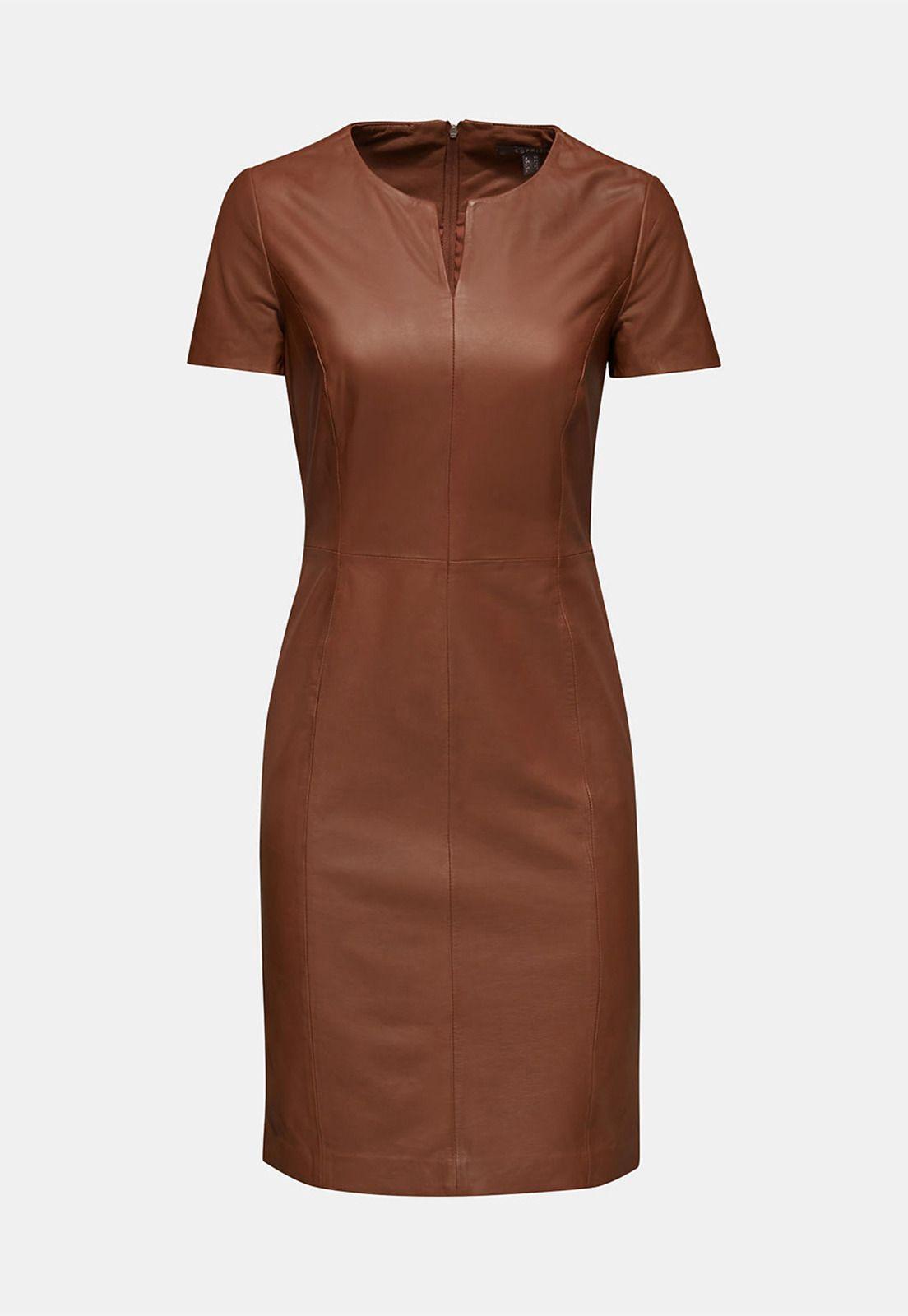 Vestido De Cuero Esprit-3