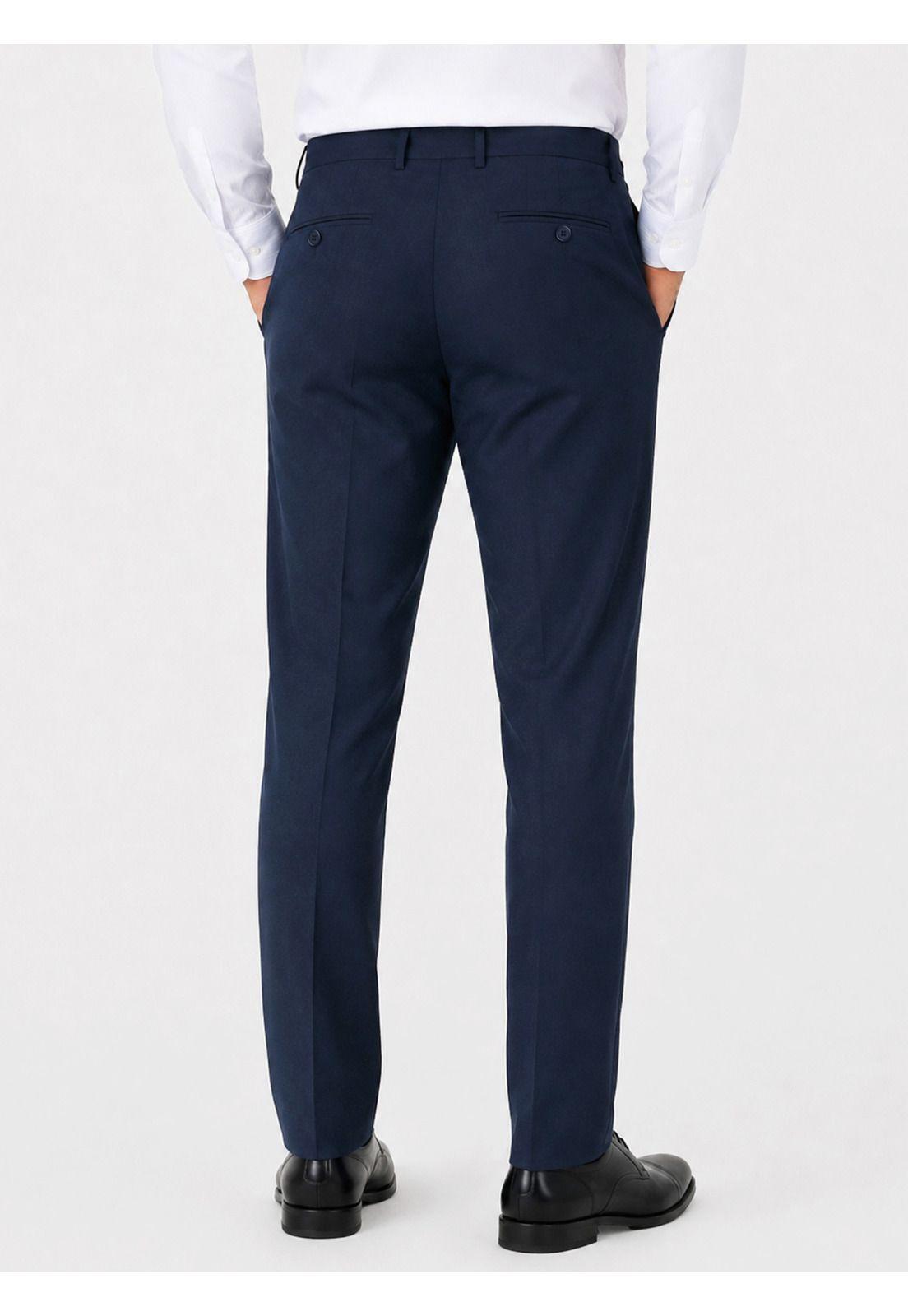 Traje Ceremonia Liso Spandex Slim Fit Azul Arrow AM32041AZ-7