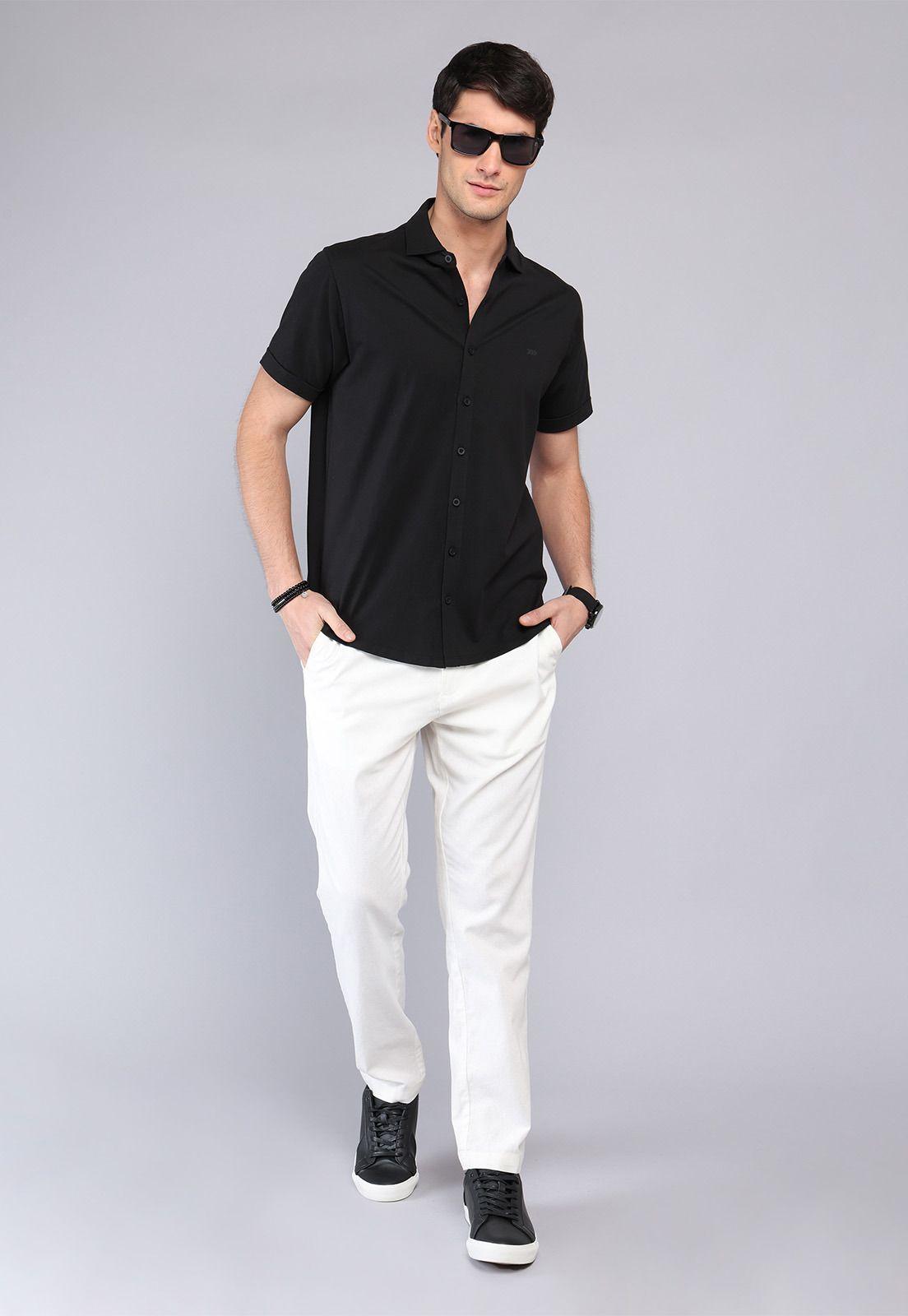 Polera Lisa Abotonada Arrow-3