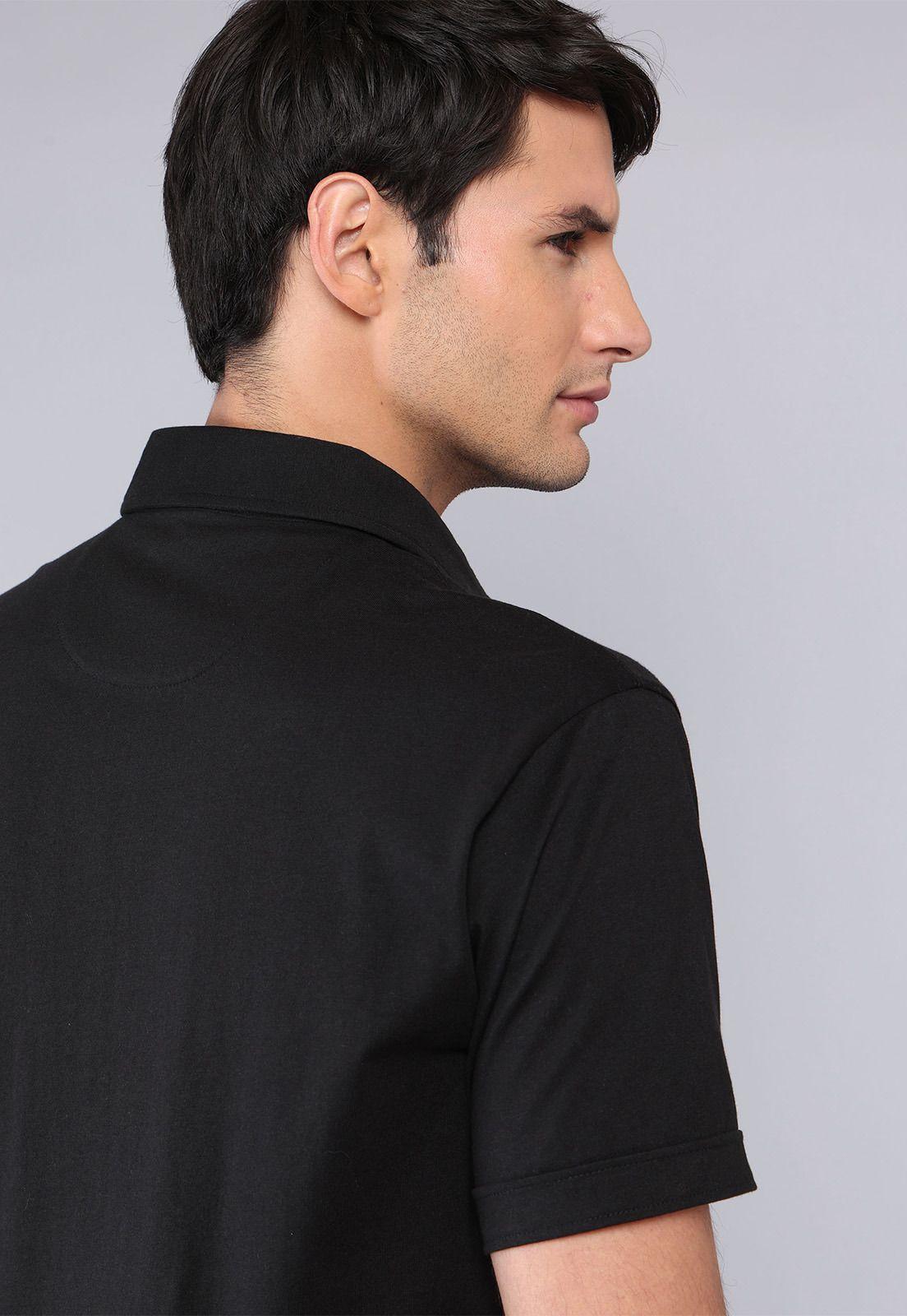 Polera Lisa Abotonada Arrow-5