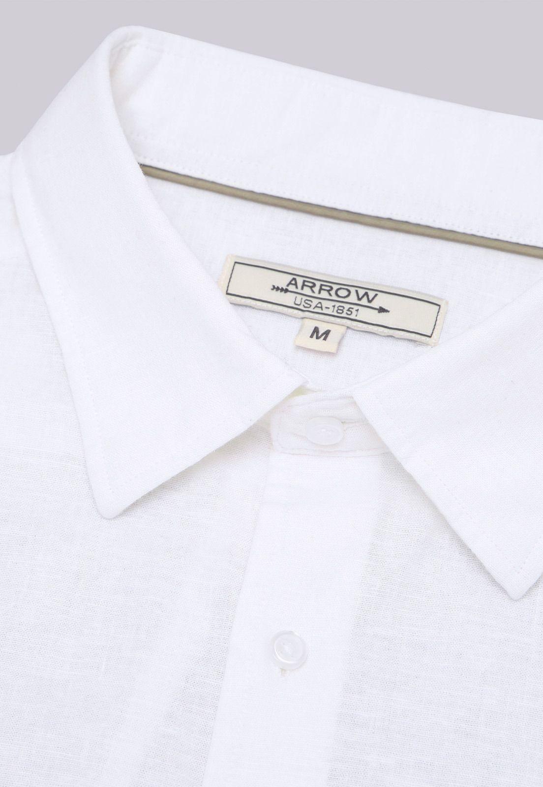 Camisa Lino Algodón Arrow-4