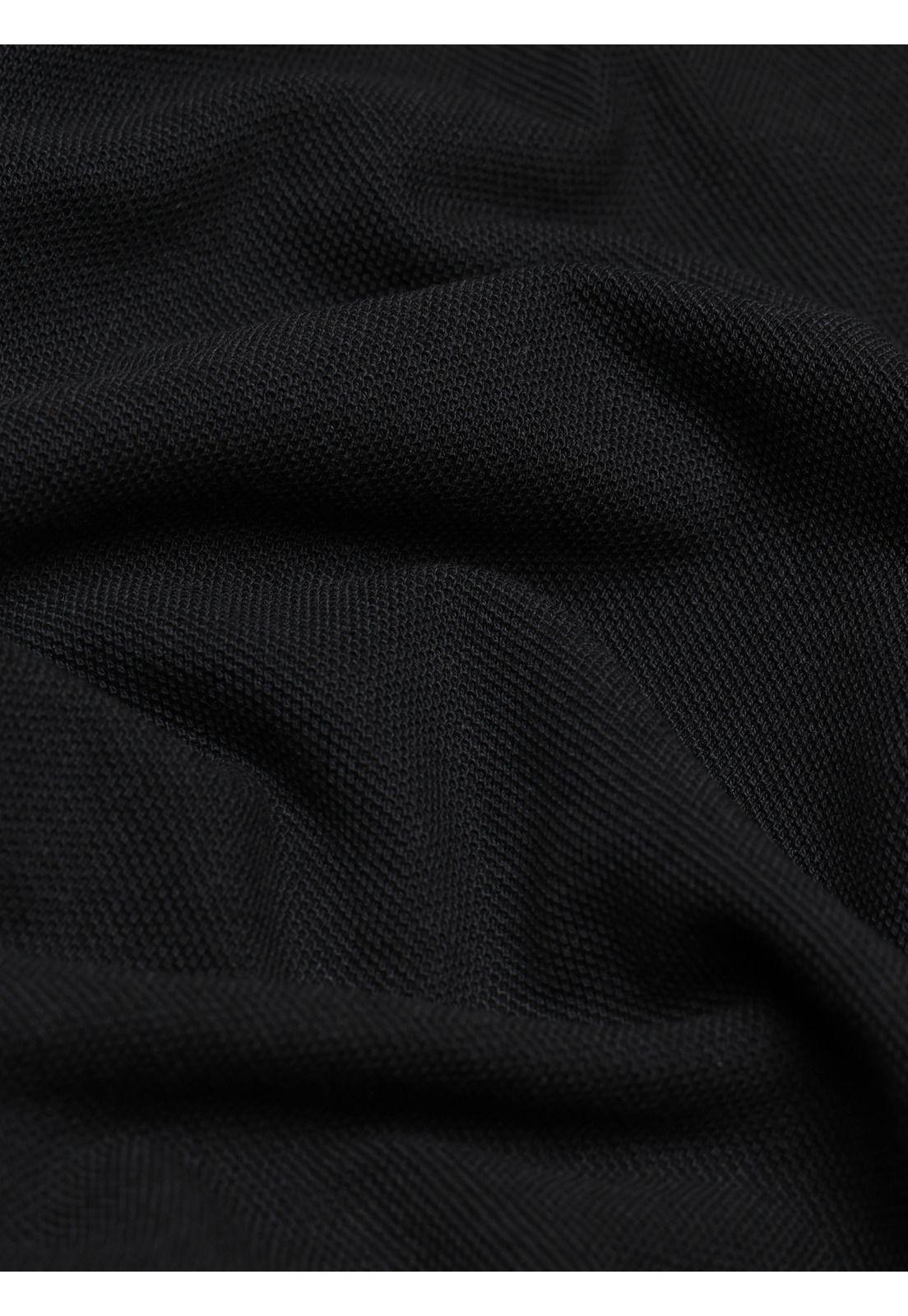 Polera Pique Regular Fit Negro Arrow PO34030NE-5
