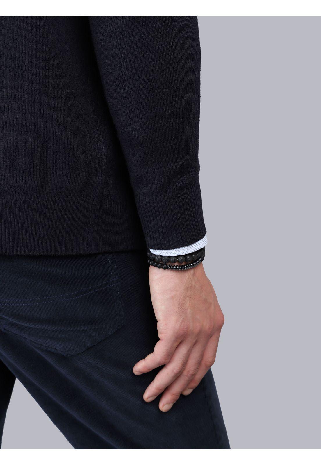 Sweater Cuello Alto Regular Fit Azul Marino Arrow SW33004NB-4