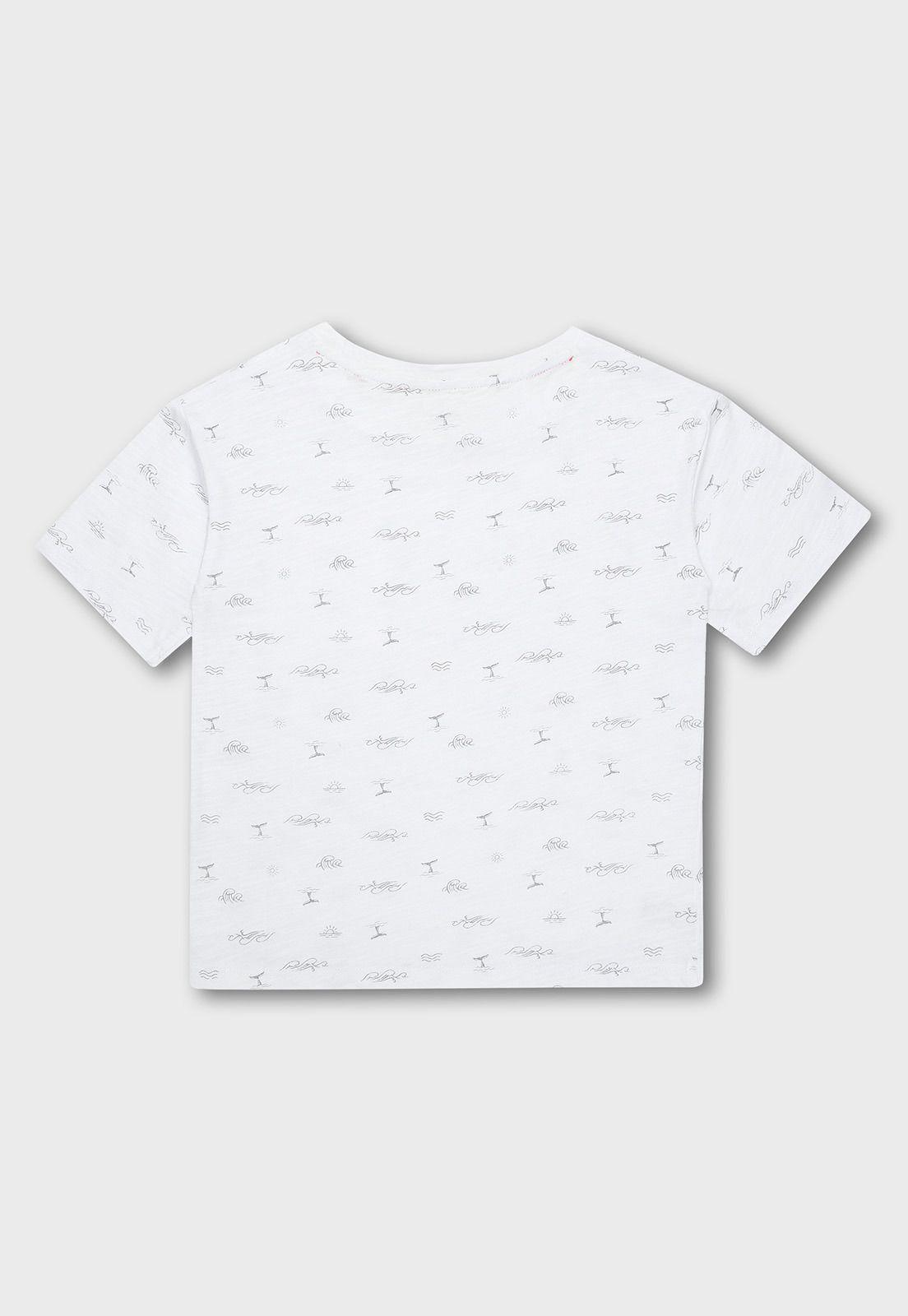 Polera Manga Corta Niño Osito POOV534BL-1