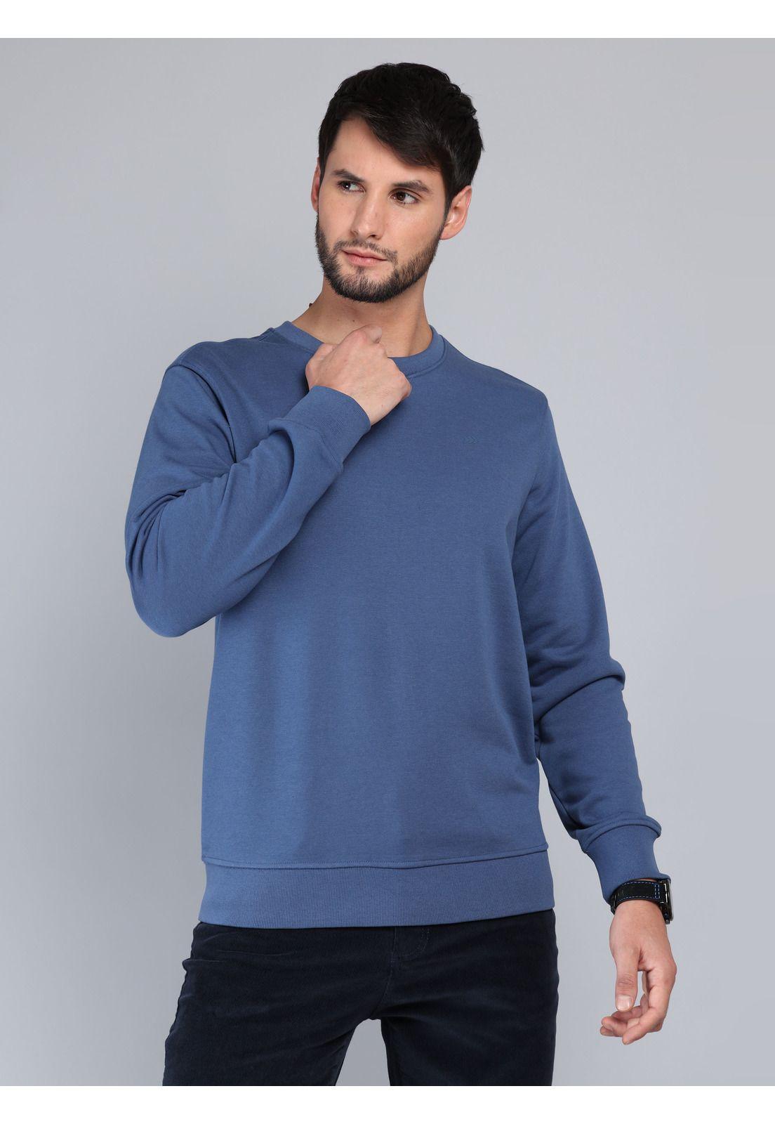 Polerón Cuello Redondo Regular Fit Denim Arrow PL33027DE-0