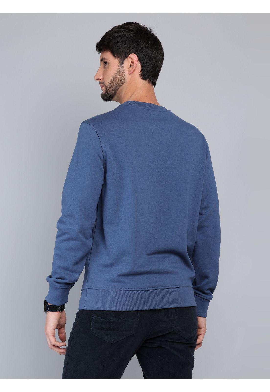 Polerón Cuello Redondo Regular Fit Denim Arrow PL33027DE-1