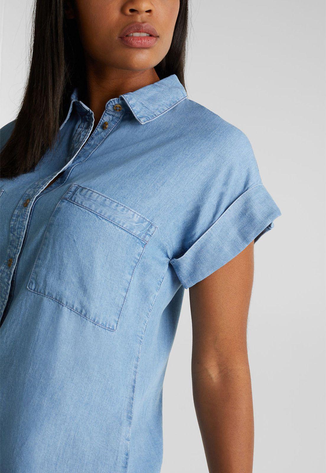En TENCEL™: Blusa con bolsillos-2