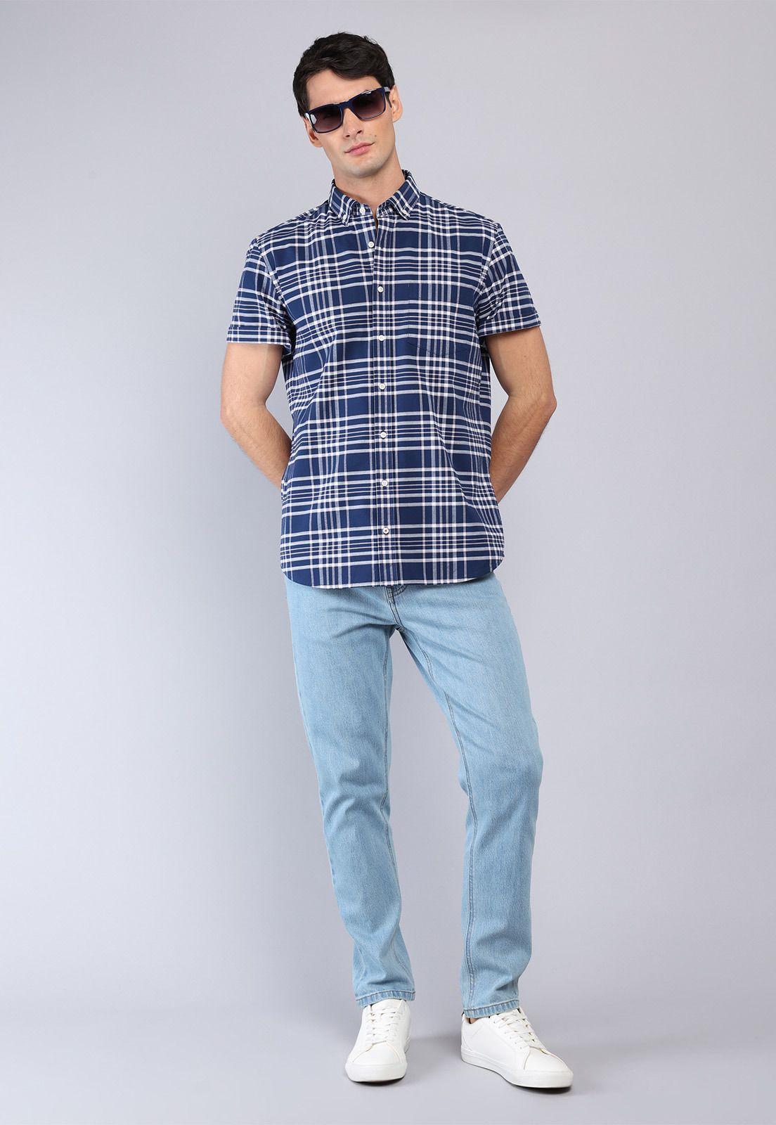 Camisa Diseño Cuadros Arrow CM32021NB-3