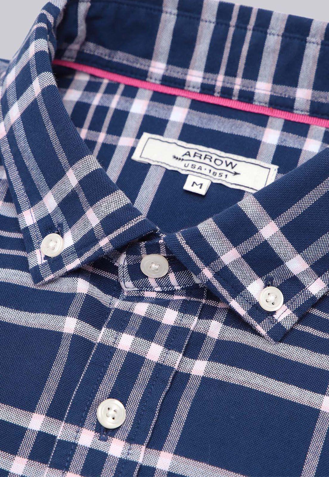 Camisa Diseño Cuadros Arrow CM32021NB-4