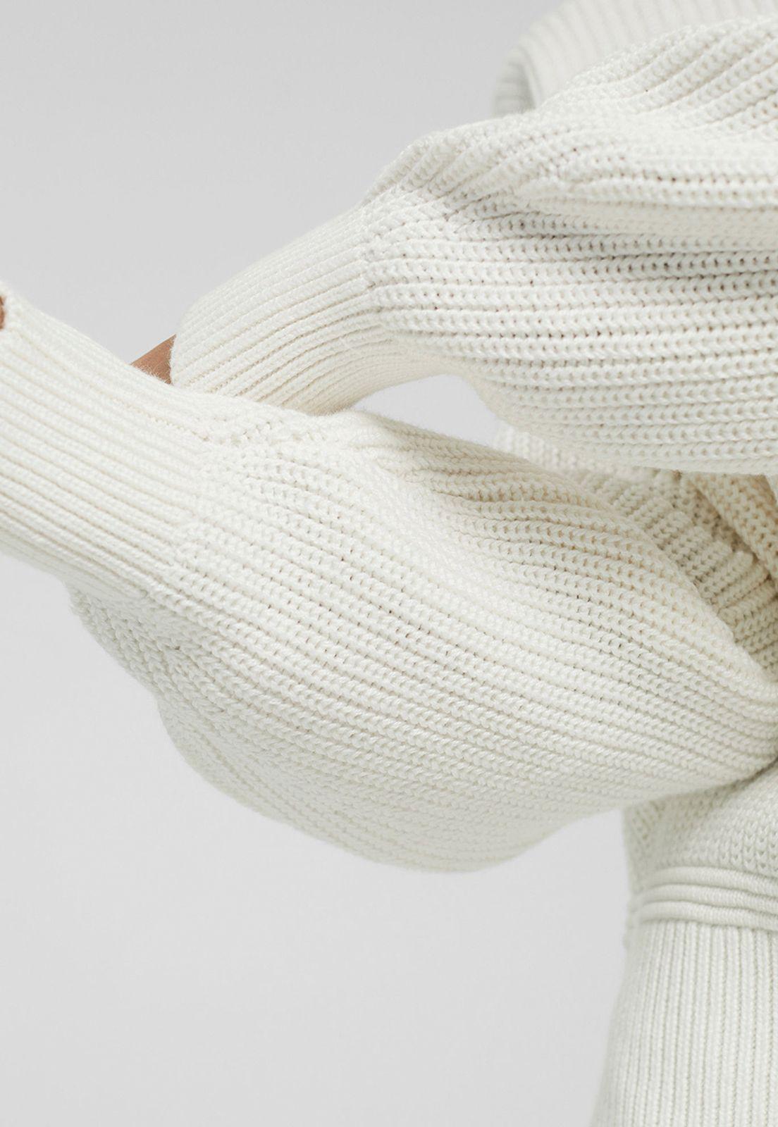 Sweater Mujer Con Textura Esprit Verde oscuro-2