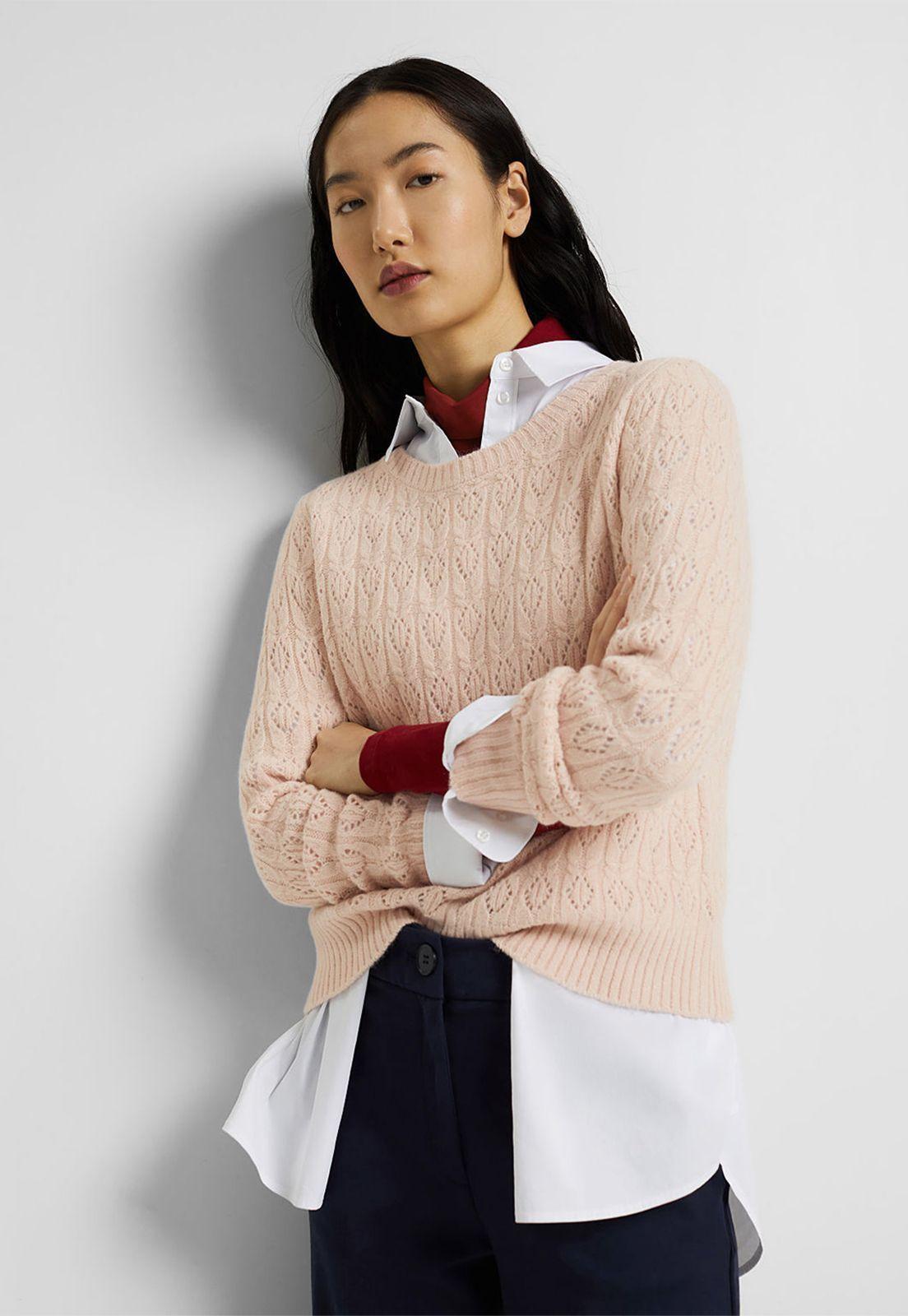 Sweater mujer con diseño de punto Esprit-0