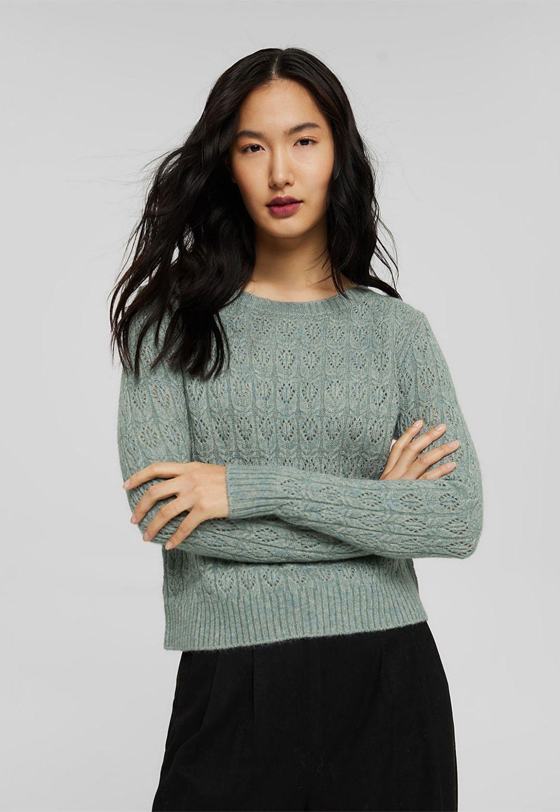 Sweater mujer con diseño de punto Esprit-0