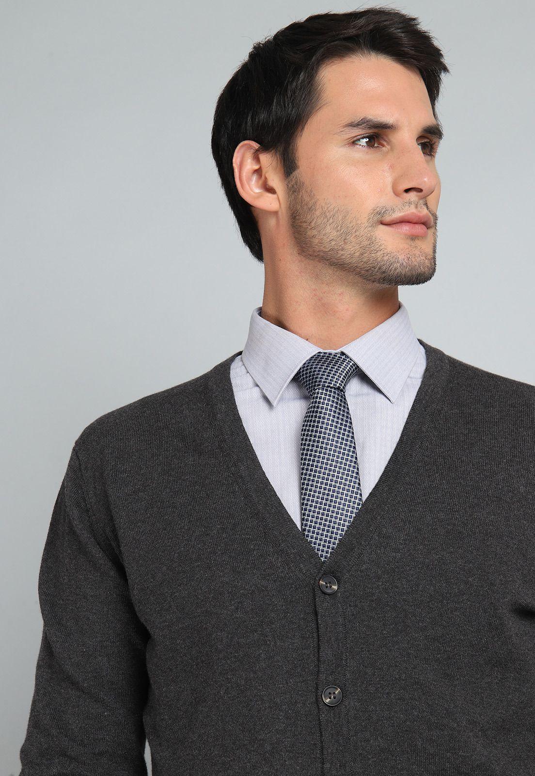 Cárdigan Liso Arrow SW31032GO-2