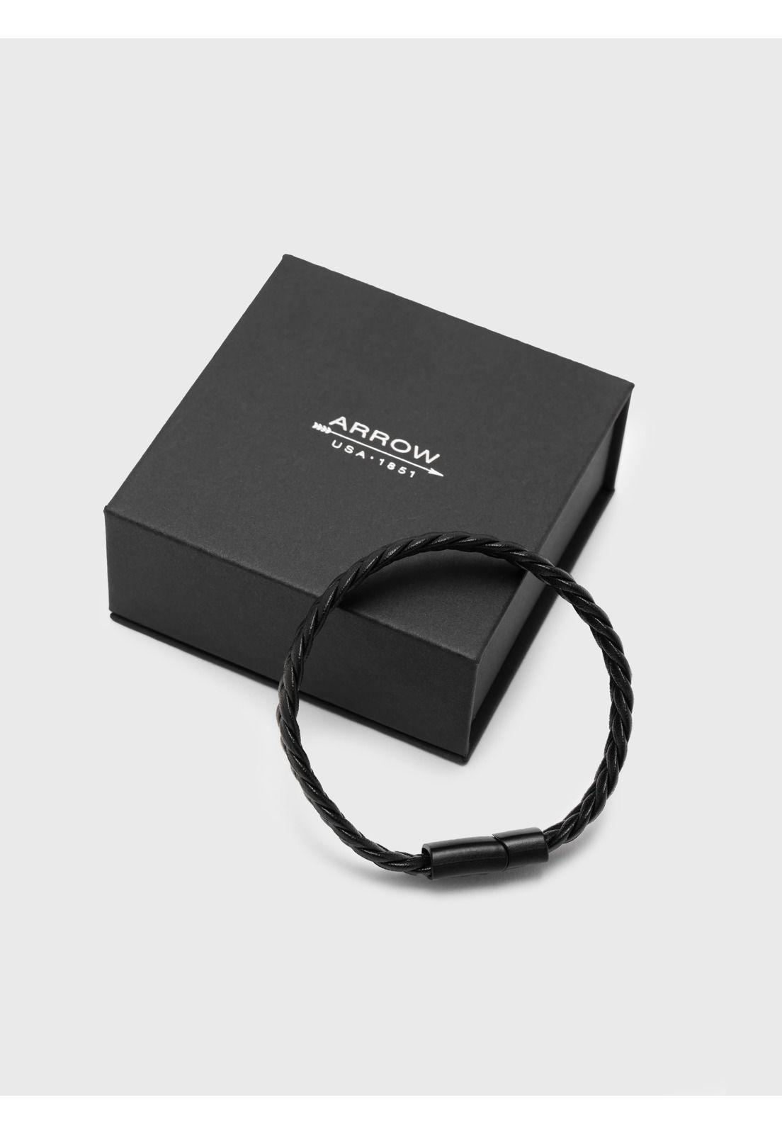 Pulsera Pu Con Hebilla Negro Arrow PU2812NE-4