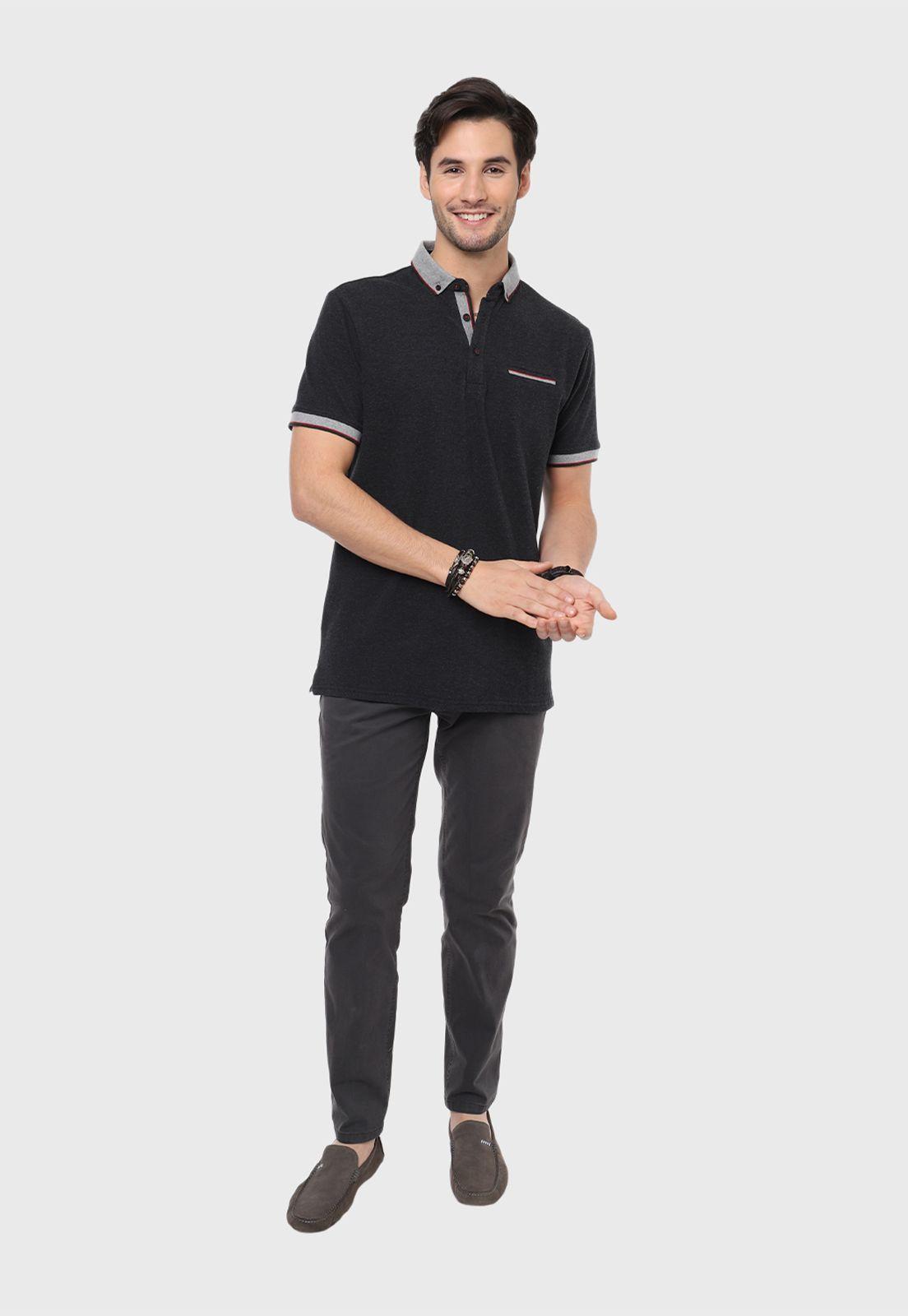 Polera Pique Manga Corta Guy Laroche-3