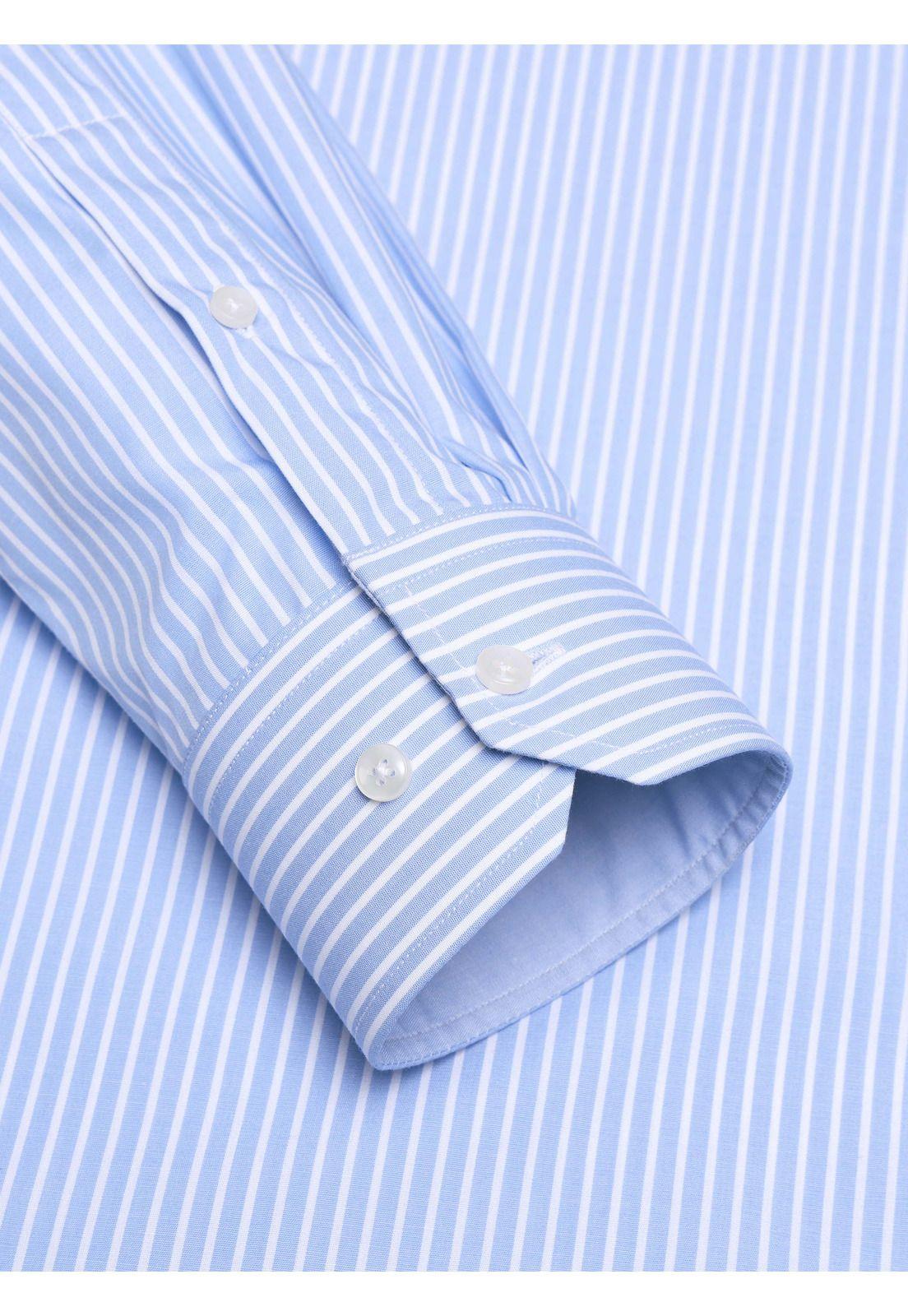 Camisa Formal Rayas Slim Fit Celeste Arrow ARM0622CE-5