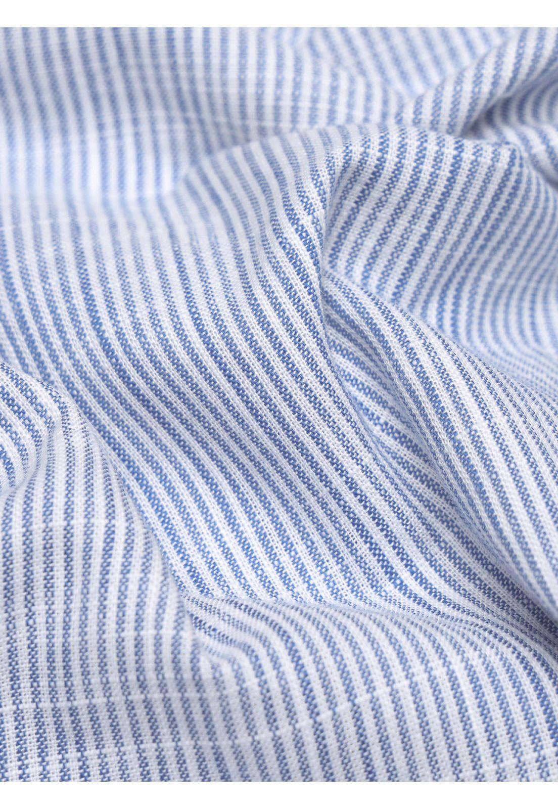 Camisa Texturada Regular Fit Azul Arrow CM34029AZ-6