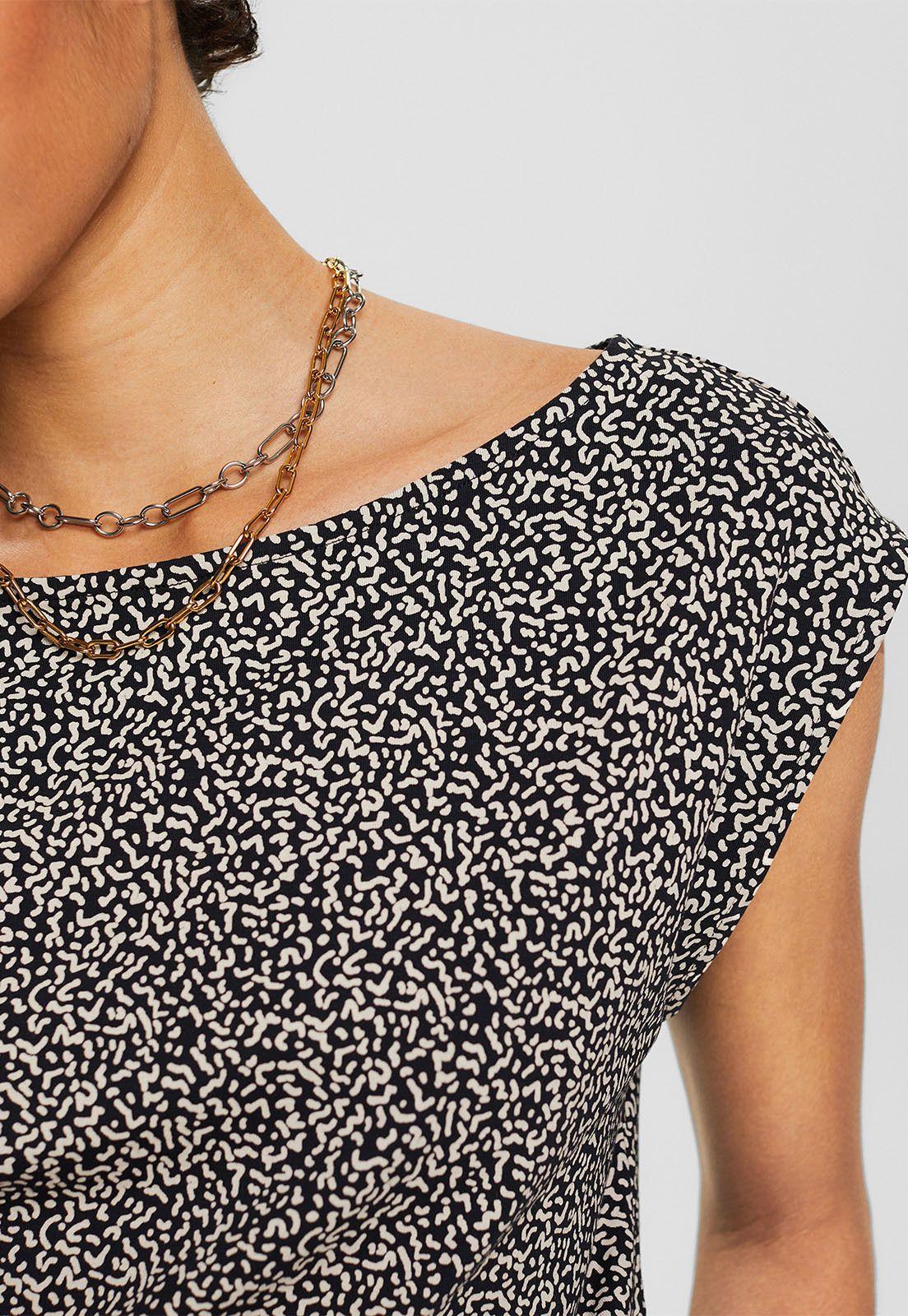 Polera De Manga Corta Mujer Esprit 024EE1K318-2