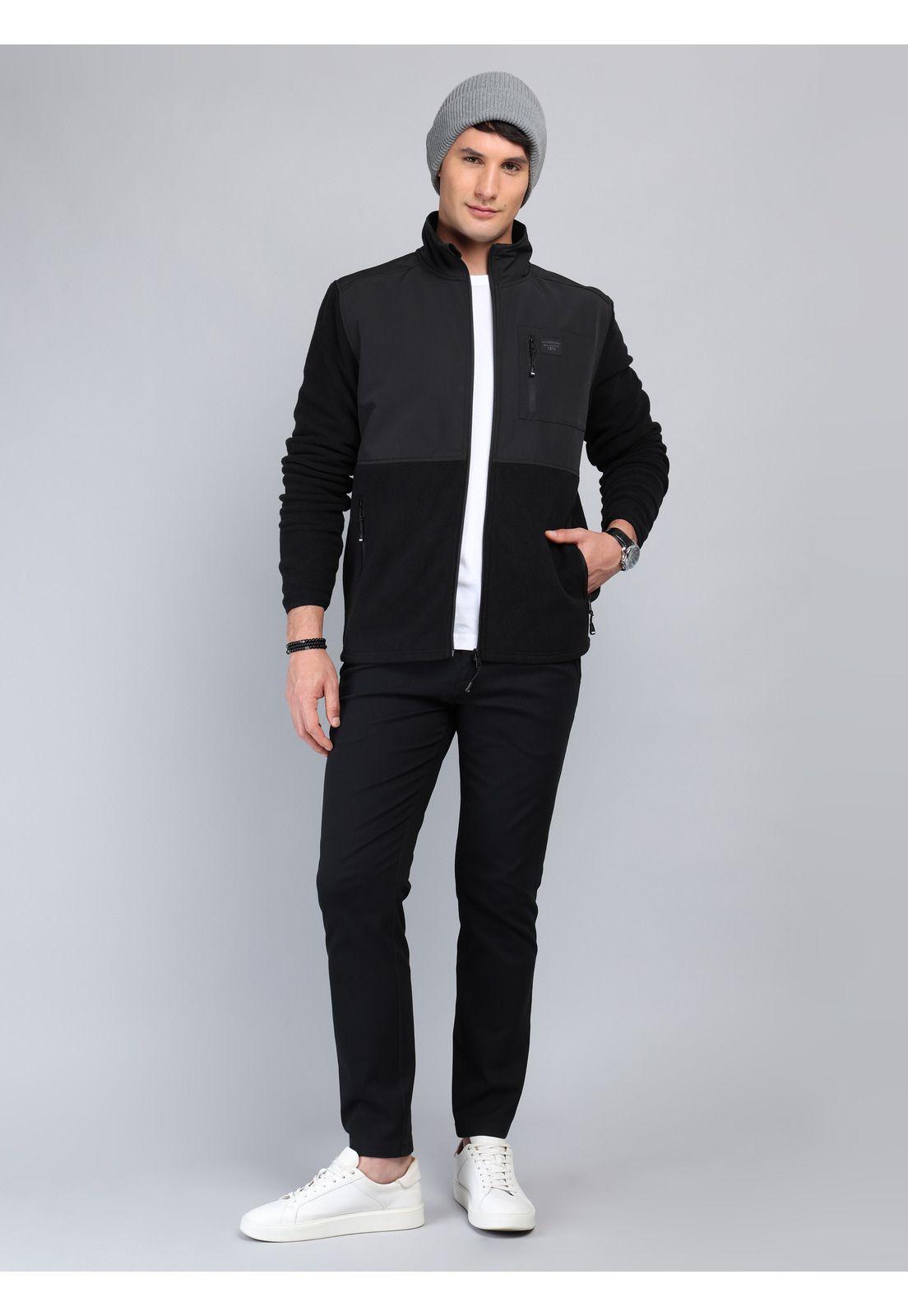 Polerón Polar Regular Fit Negro Arrow PL33040NE-3